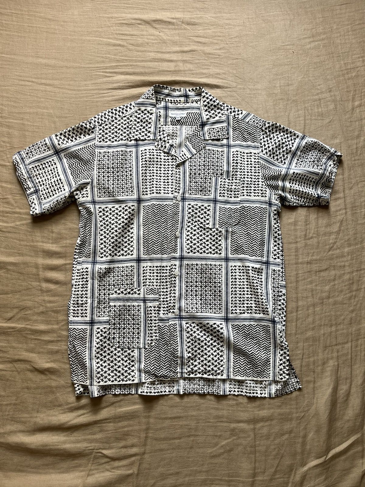 Engineered Garments Engineered Garments Mediterranean Pattern Camp ...