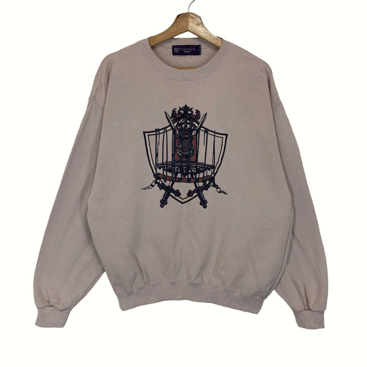 Vintage Vintage Vigoria Uomo Fortezza Big Logo Crewneck Sweatshirt Size US M / EU 48-50 / 2 - 1 Thumbnail