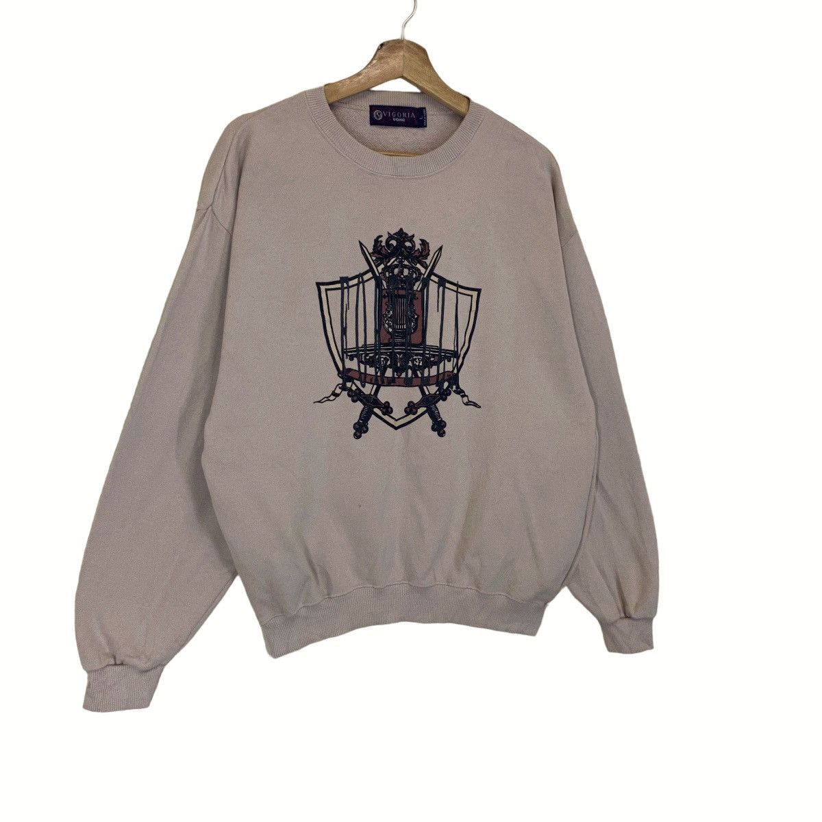 Vintage Vintage Vigoria Uomo Fortezza Big Logo Crewneck Sweatshirt Size US M / EU 48-50 / 2 - 3 Thumbnail