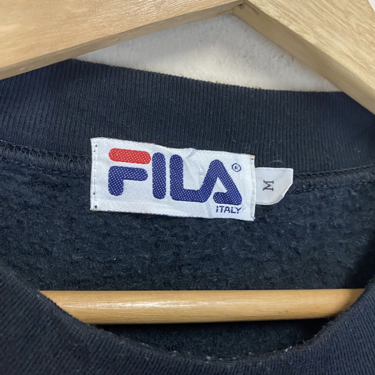 Fila × Vintage Vintage 90s Fila Big Logo Crewneck Sweatshirt Size M Size US M / EU 48-50 / 2 - 8 Thumbnail