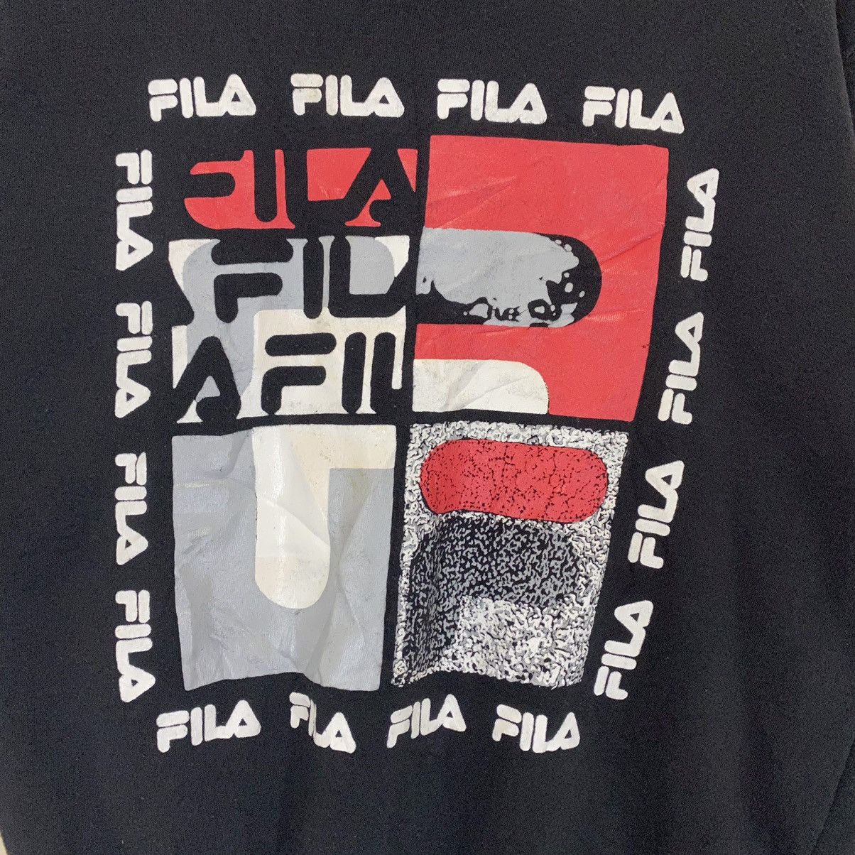 Fila × Vintage Vintage 90s Fila Big Logo Crewneck Sweatshirt Size M Size US M / EU 48-50 / 2 - 5 Thumbnail