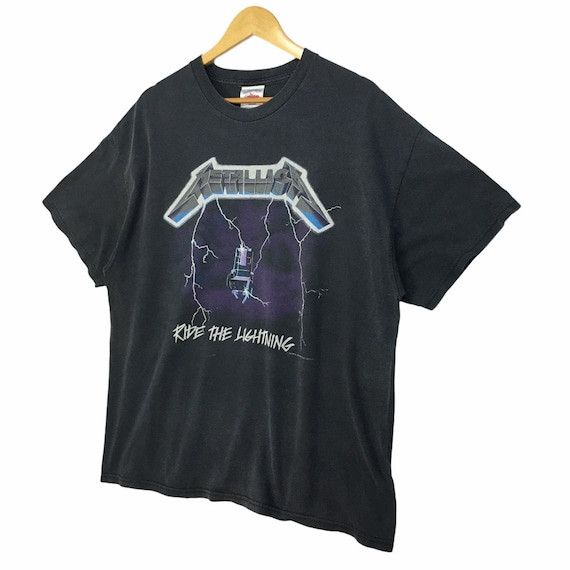 Band Tees × Metallica Vtg 1994 METALLICA Ride The Lightning Album Tour Tee Shirt Size US XL / EU 56 / 4 - 6 Thumbnail