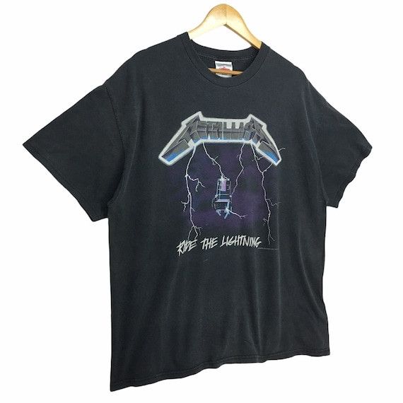 Band Tees × Metallica Vtg 1994 METALLICA Ride The Lightning Album Tour Tee Shirt Size US XL / EU 56 / 4 - 5 Thumbnail