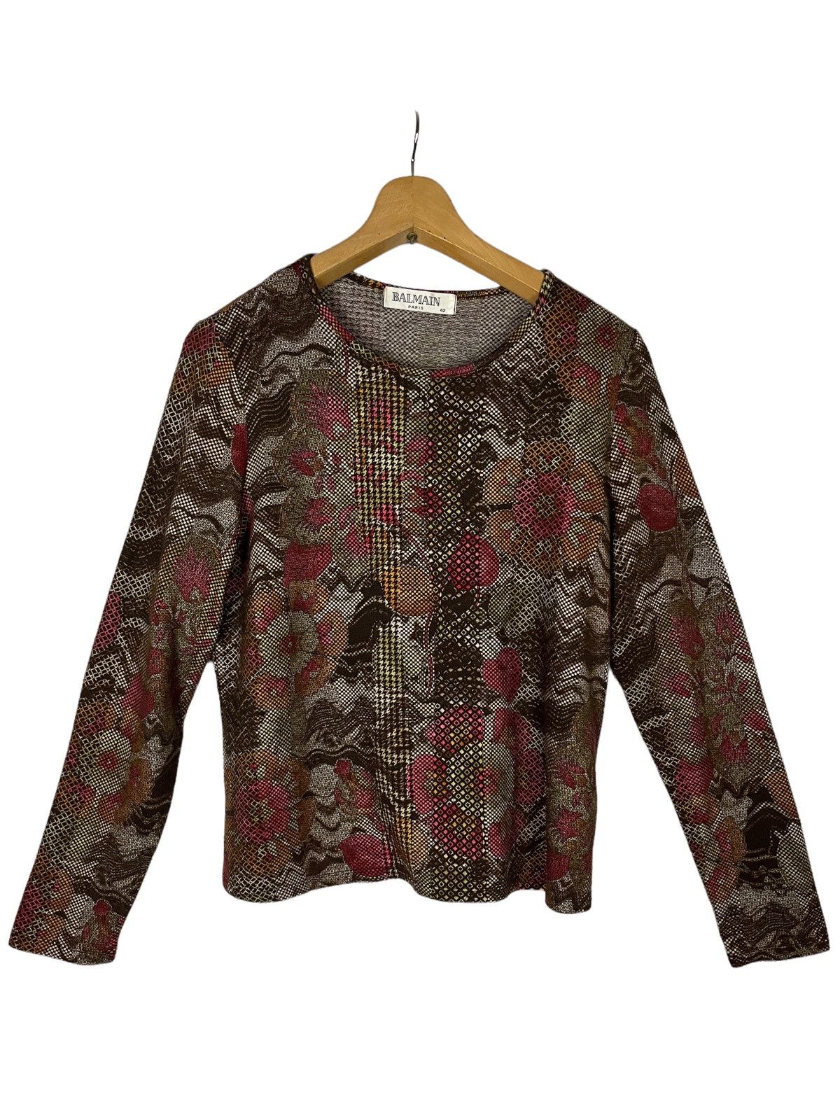 Balmain RARE 🔥🔥🔥 Archival Balmain Floral Design Size M / US 6-8 / IT 42-44 - 17 Thumbnail