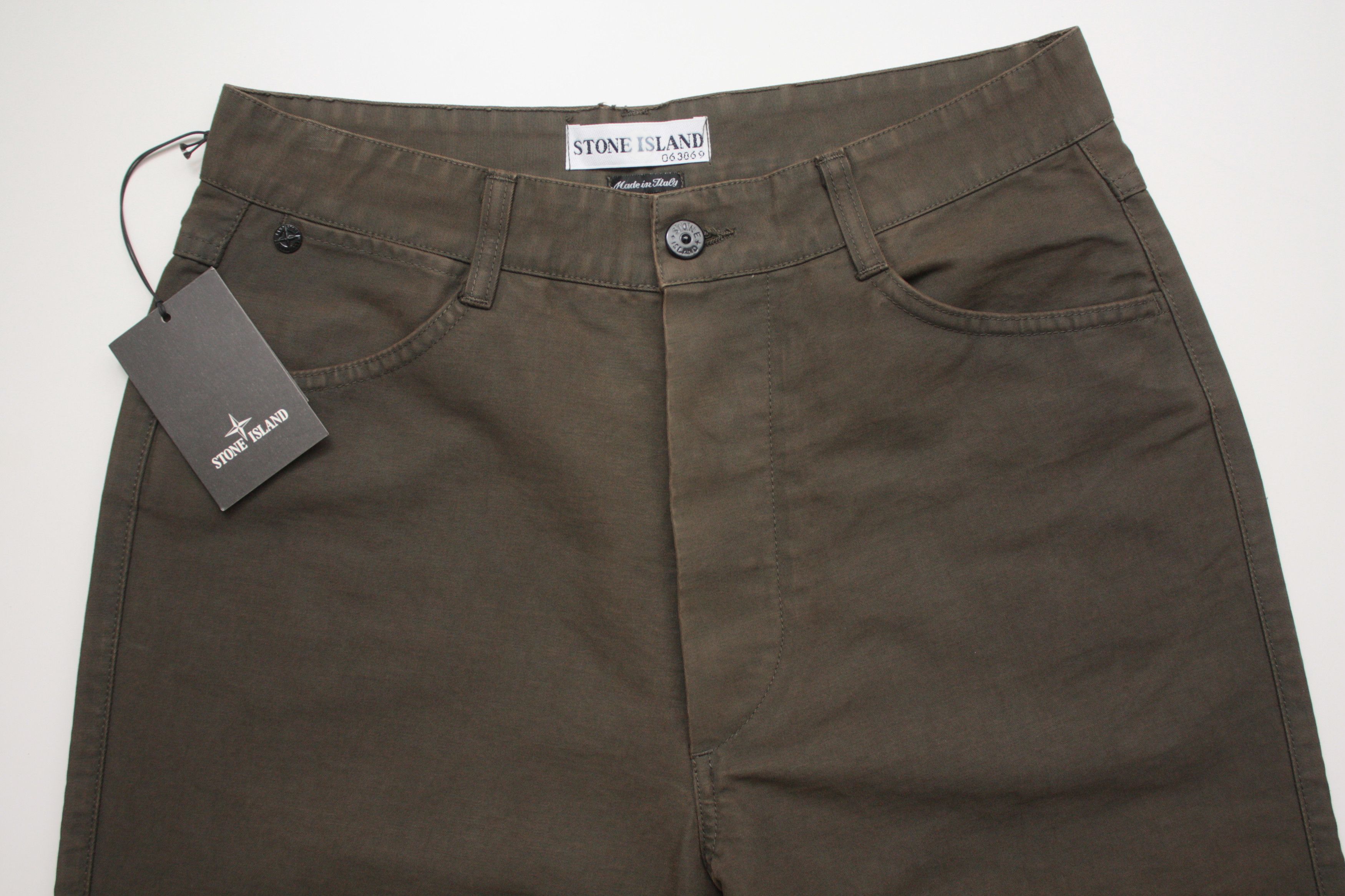 Stone Island Stone Island Vintage Olive Chino 33153003/AS AW2000 Size US 32 / EU 48 - 1 Thumbnail