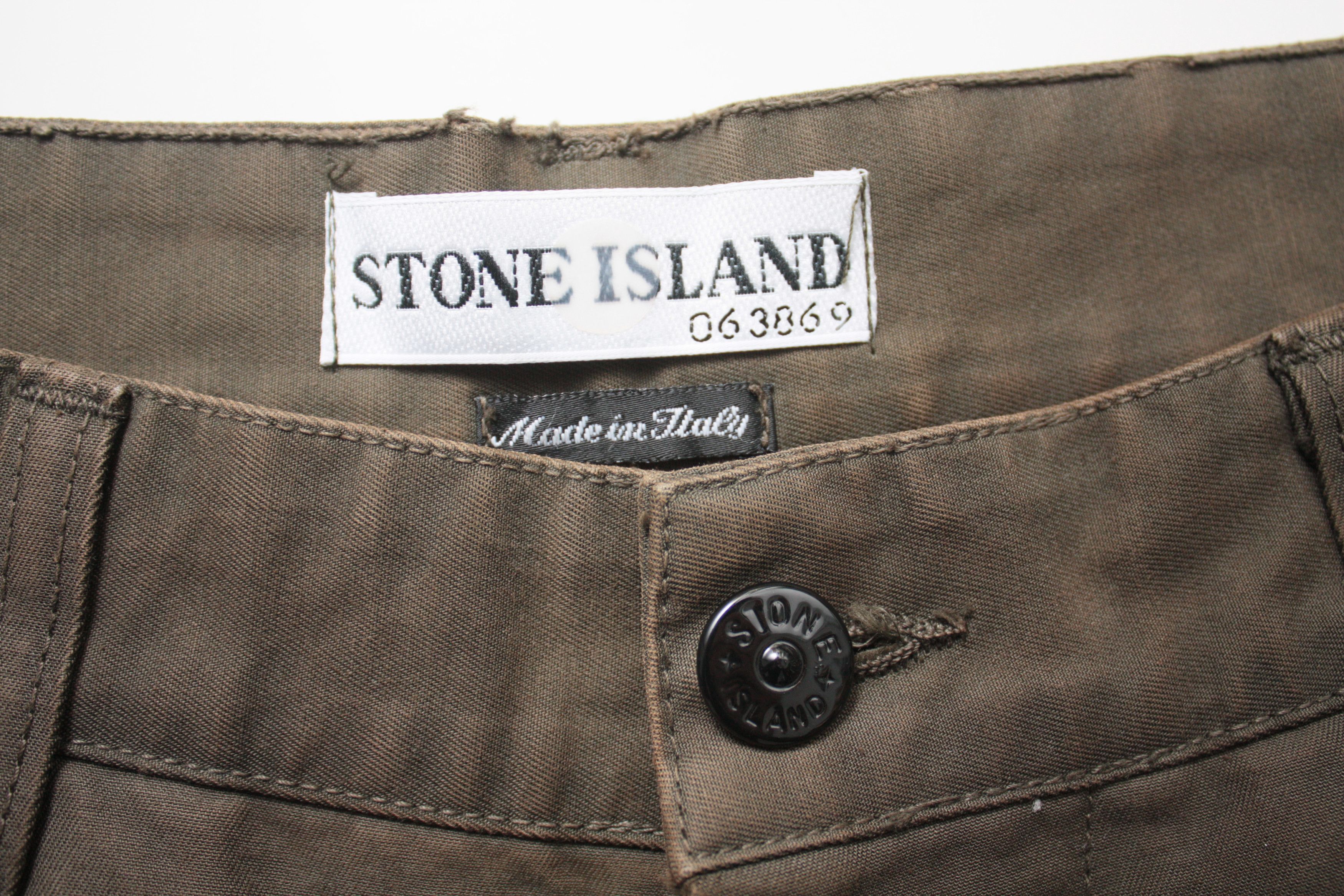 Stone Island Stone Island Vintage Olive Chino 33153003/AS AW2000 Size US 32 / EU 48 - 4 Thumbnail