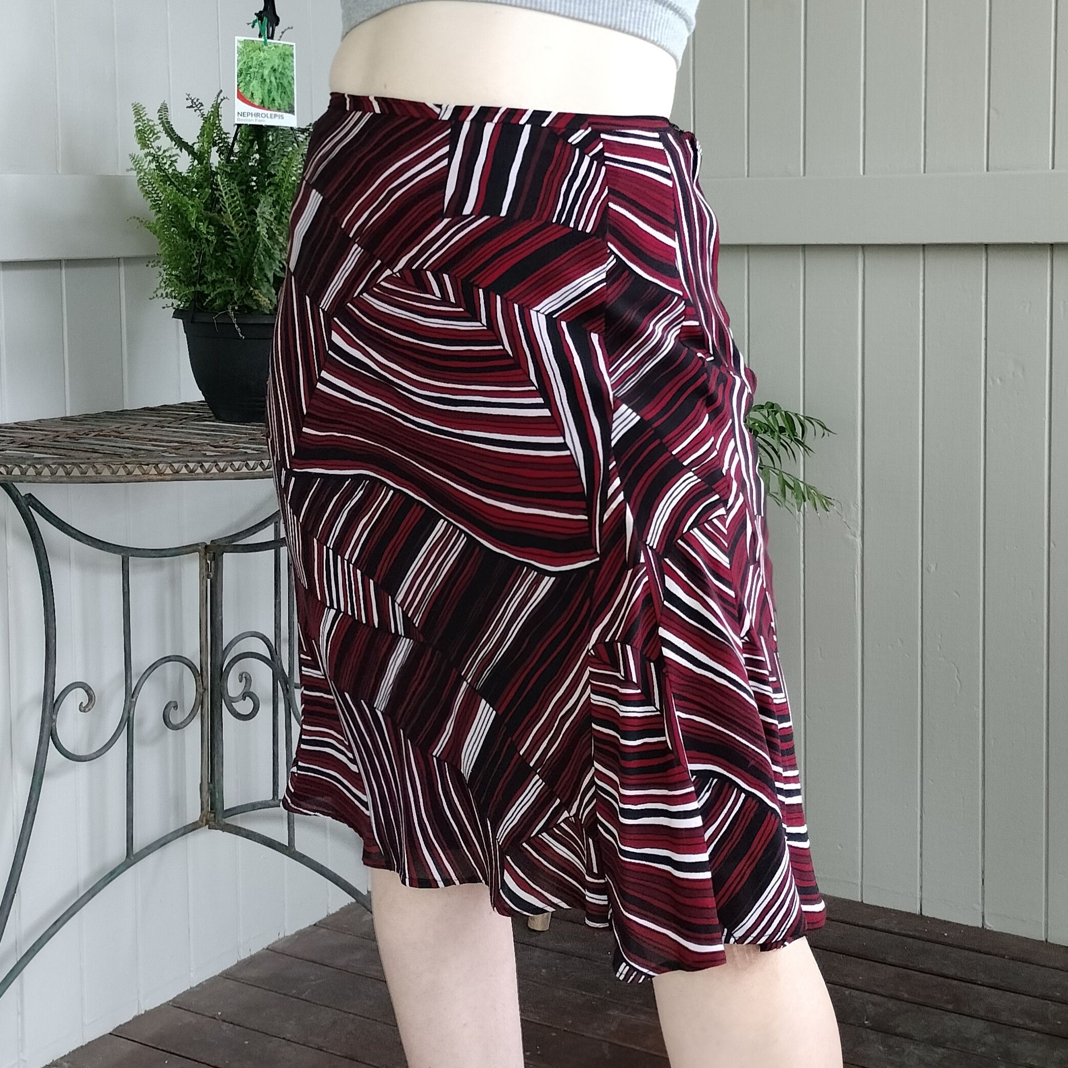 Man Made In Australia × Vintage Vintage 90s Y2K Size 12 Midi Skirt Size 30" / US 8 / IT 44 - 2 Thumbnail