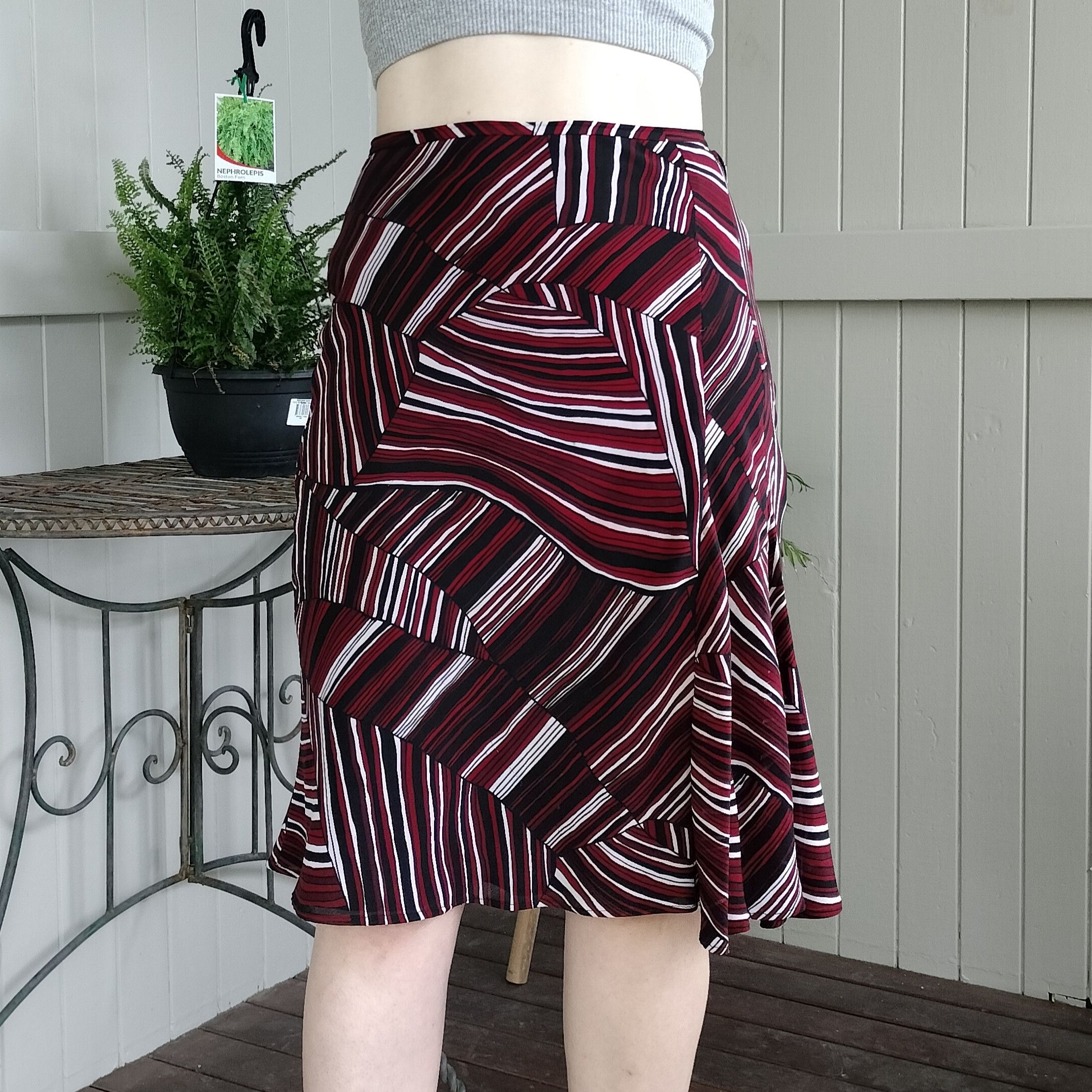 Man Made In Australia × Vintage Vintage 90s Y2K Size 12 Midi Skirt Size 30" / US 8 / IT 44 - 1 Thumbnail