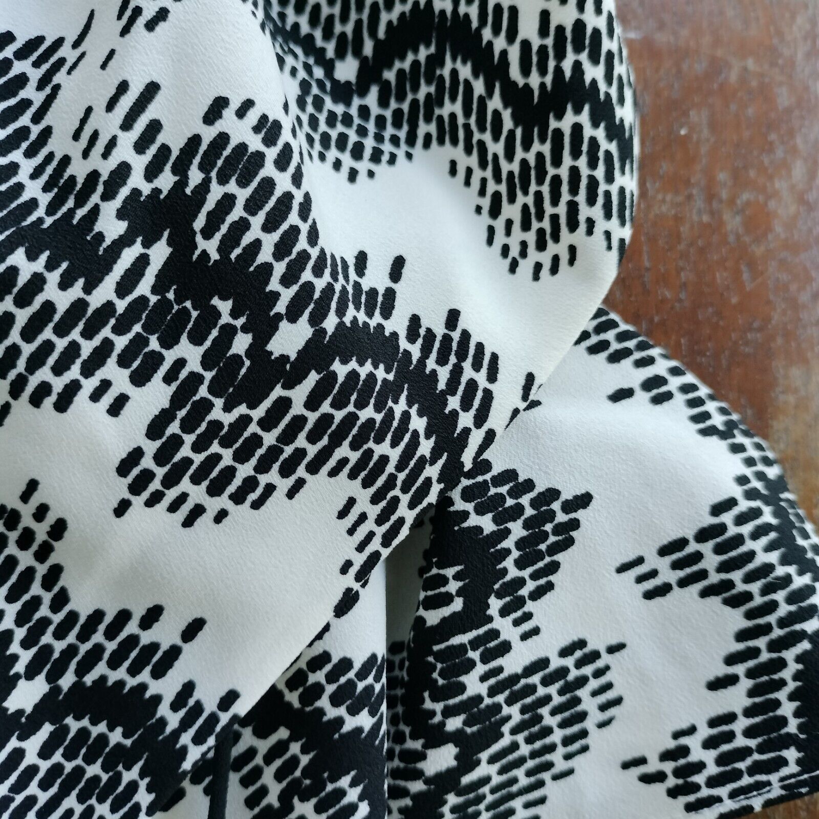 Country Road × Designer Country Road Size 10 Dress Ruffle Shift Abstract Tie Waist Size M / US 6-8 / IT 42-44 - 8 Thumbnail