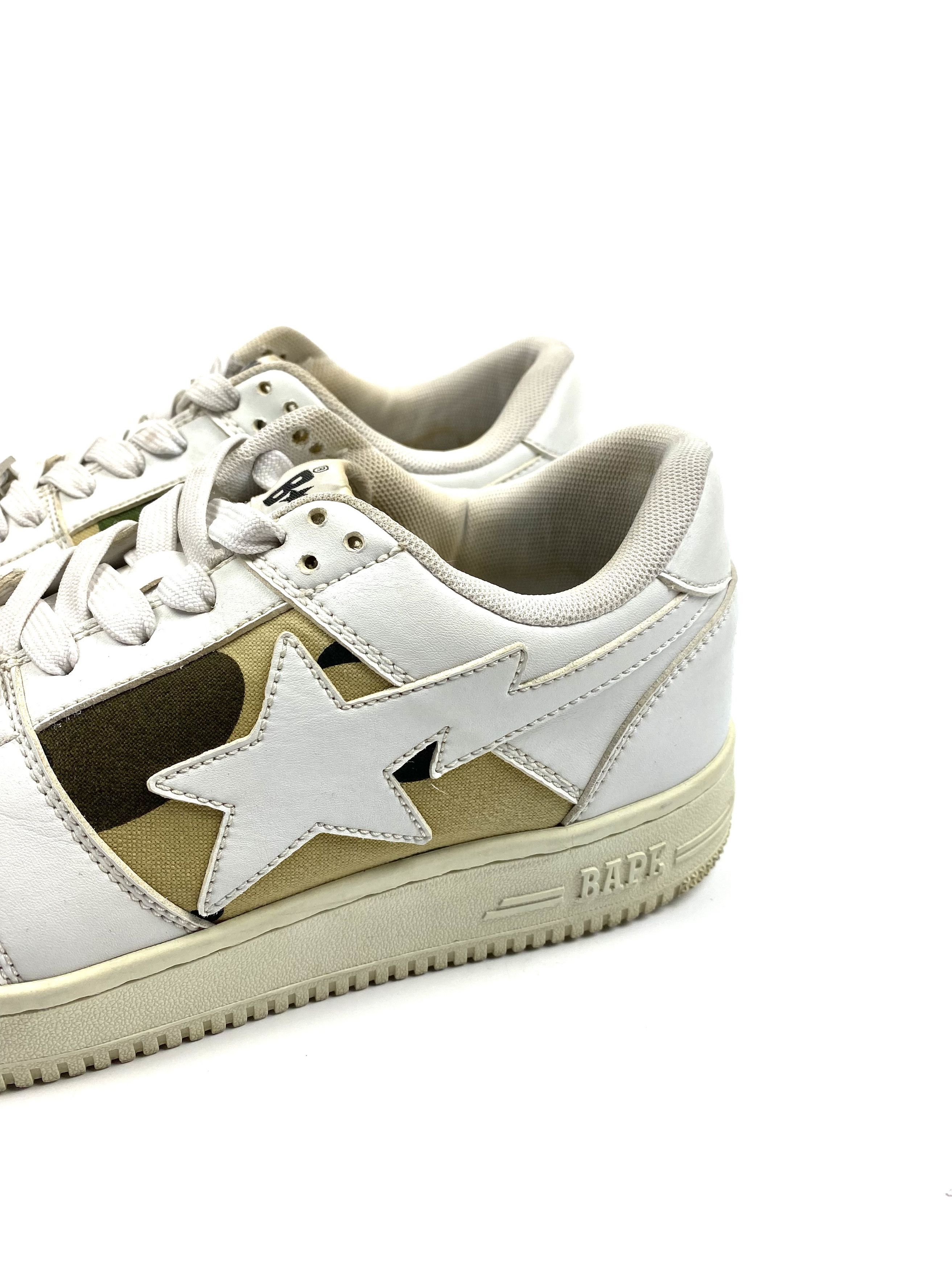 Bape BAPESTA Camo Toe White Low top Size US 9 / EU 42 - 5 Thumbnail