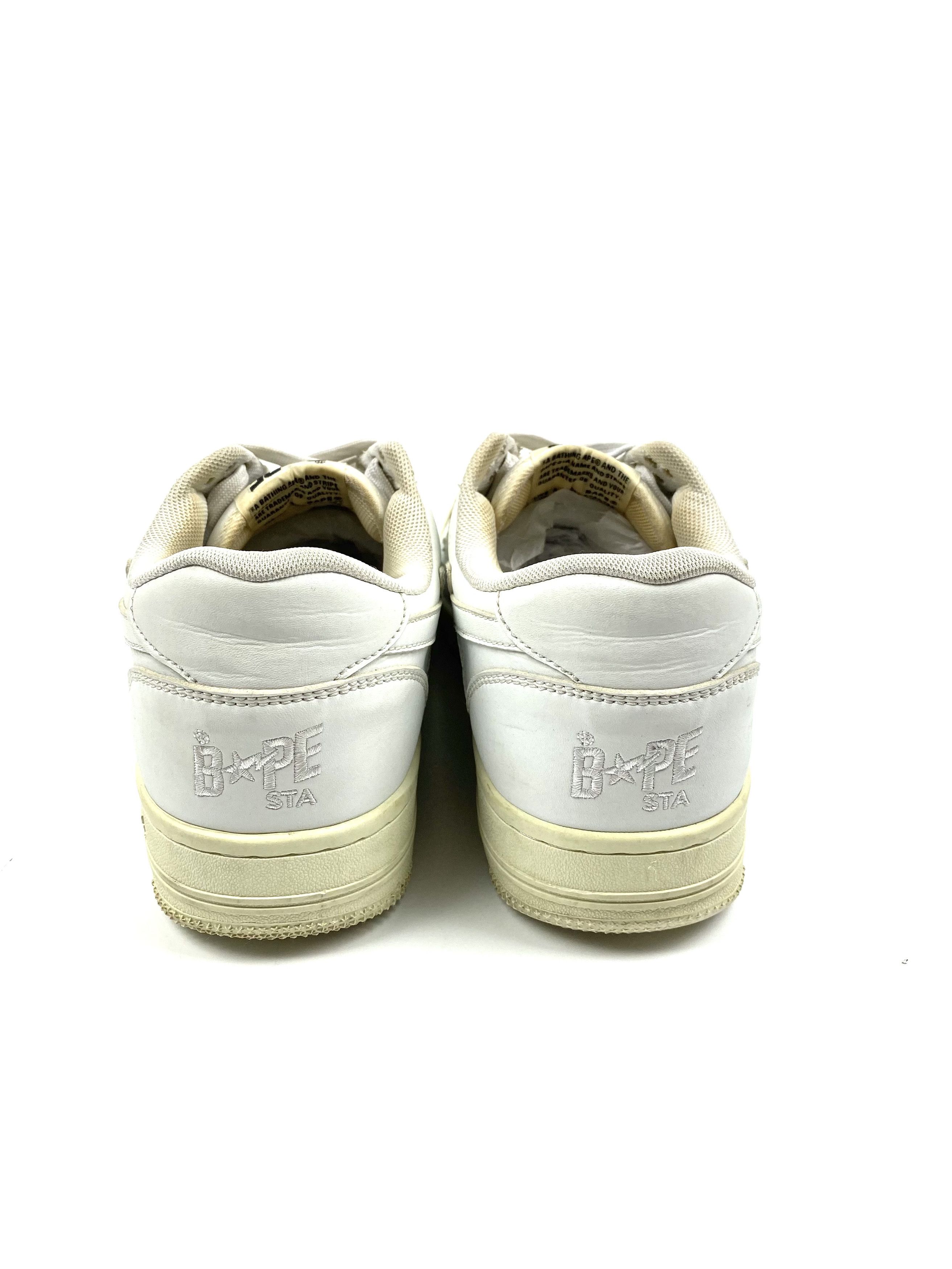 Bape BAPESTA Camo Toe White Low top Size US 9 / EU 42 - 2 Thumbnail