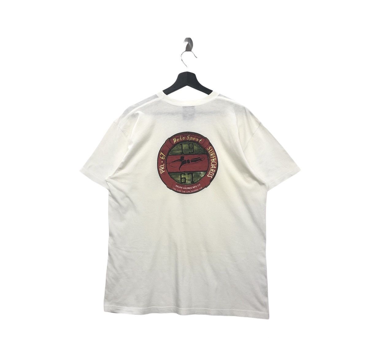 Polo Ralph Lauren Vintage Polo Ralph Lauren Surfboards Logo Tshirt Size US L / EU 52-54 / 3 - 1 Thumbnail