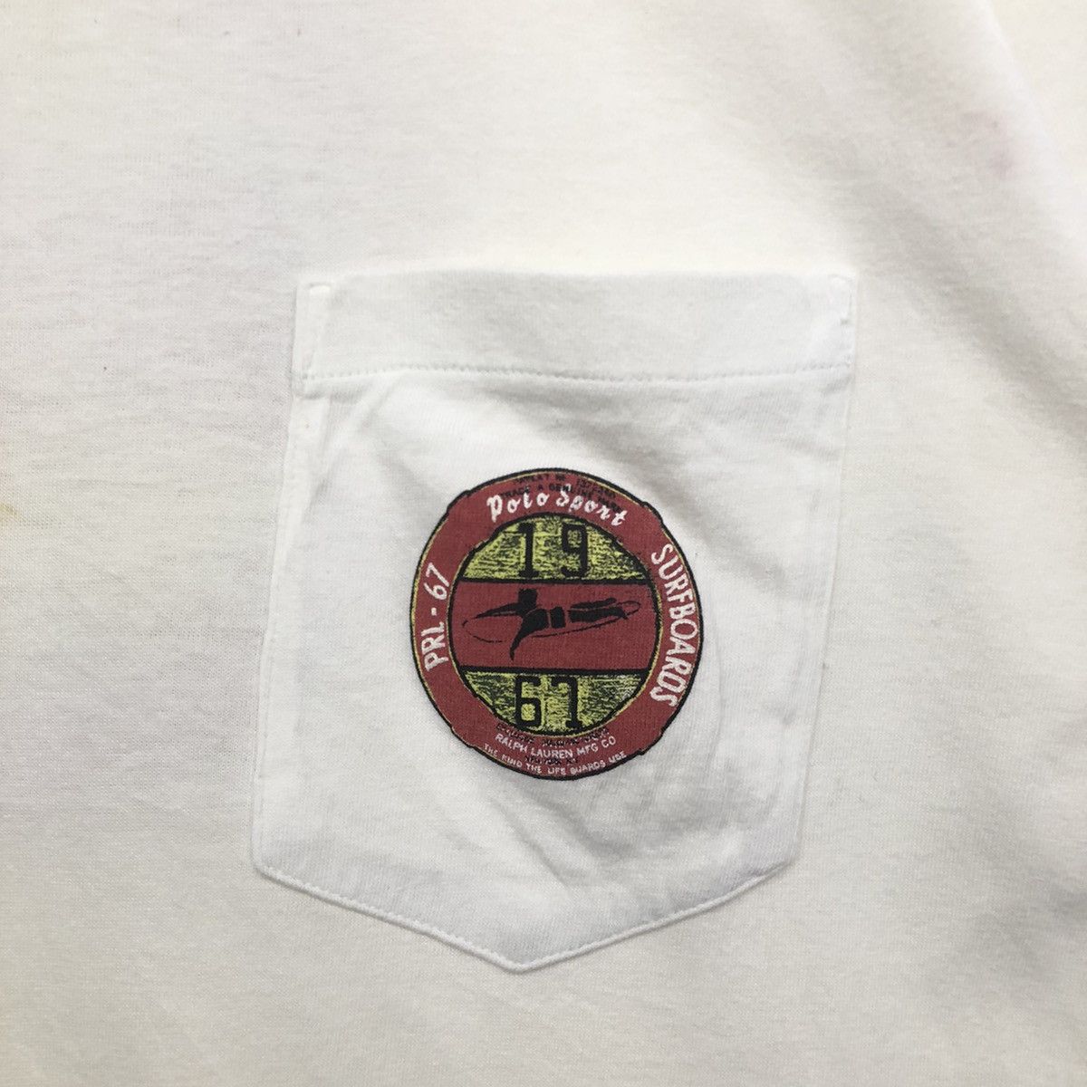 Polo Ralph Lauren Vintage Polo Ralph Lauren Surfboards Logo Tshirt Size US L / EU 52-54 / 3 - 3 Thumbnail