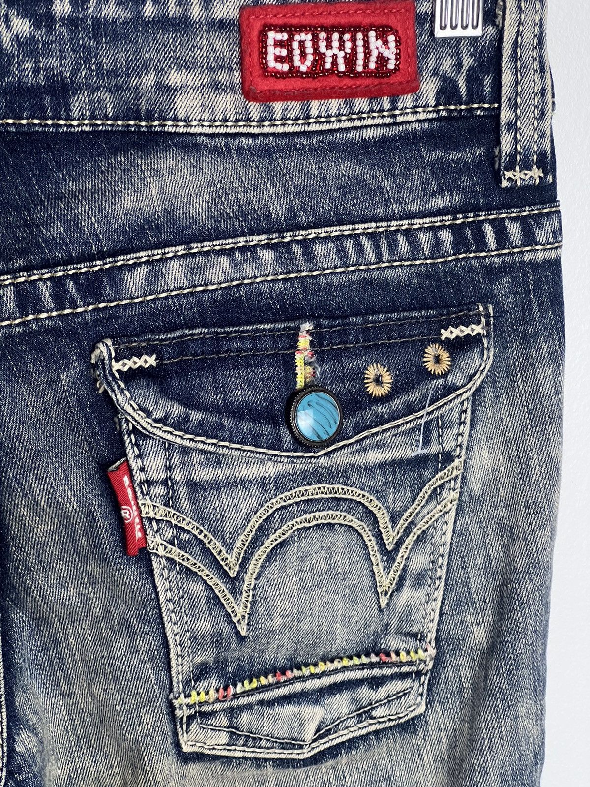 Edwin × Vintage Edwin Tapered Denim Acid Wash Style Size 30" / US 8 / IT 44 - 8 Thumbnail