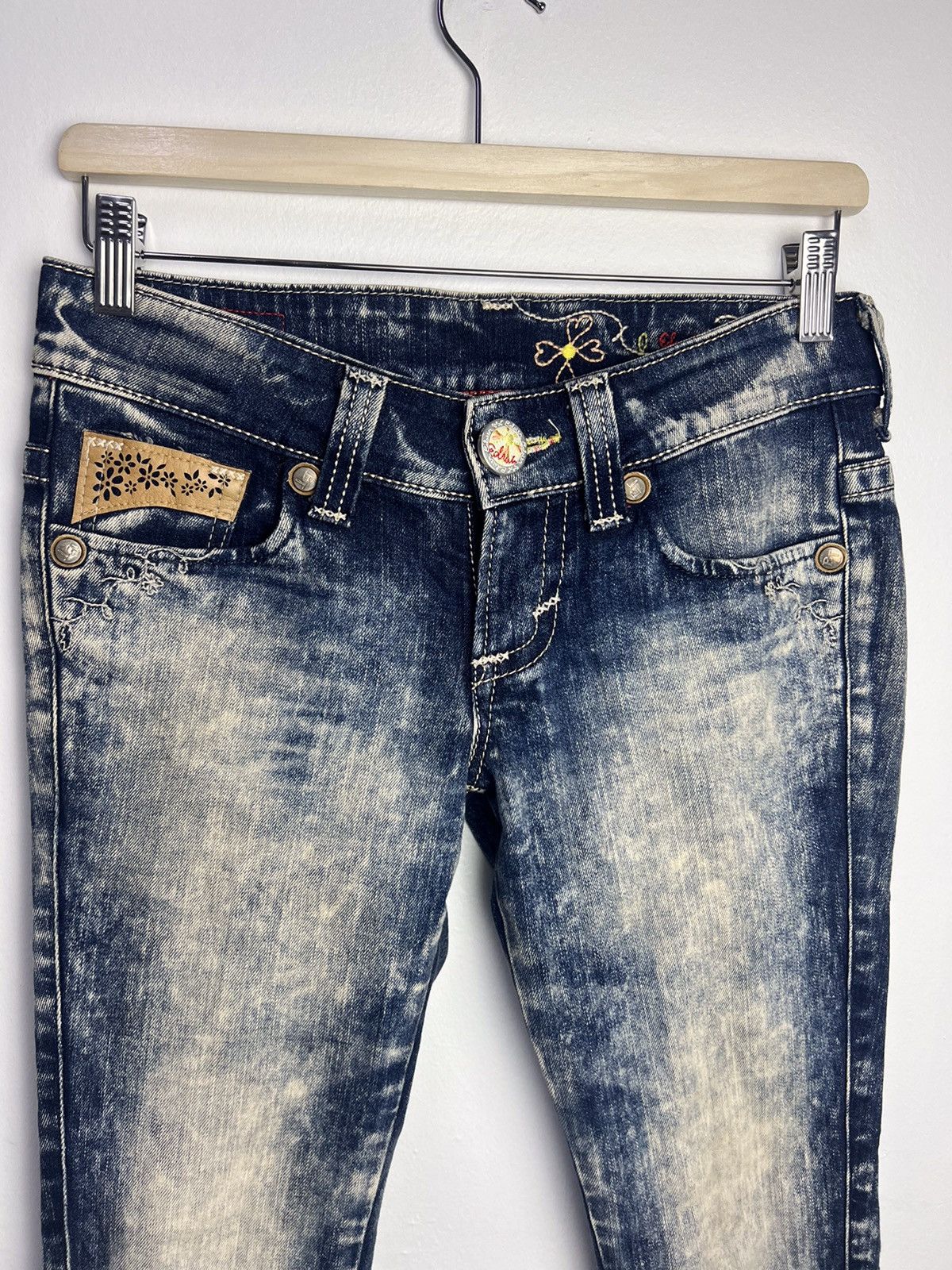 Edwin × Vintage Edwin Tapered Denim Acid Wash Style Size 30" / US 8 / IT 44 - 4 Thumbnail