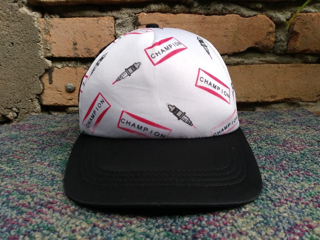 Vintage Vintage Champion Racing Cap Hat Size ONE SIZE - 1 Thumbnail