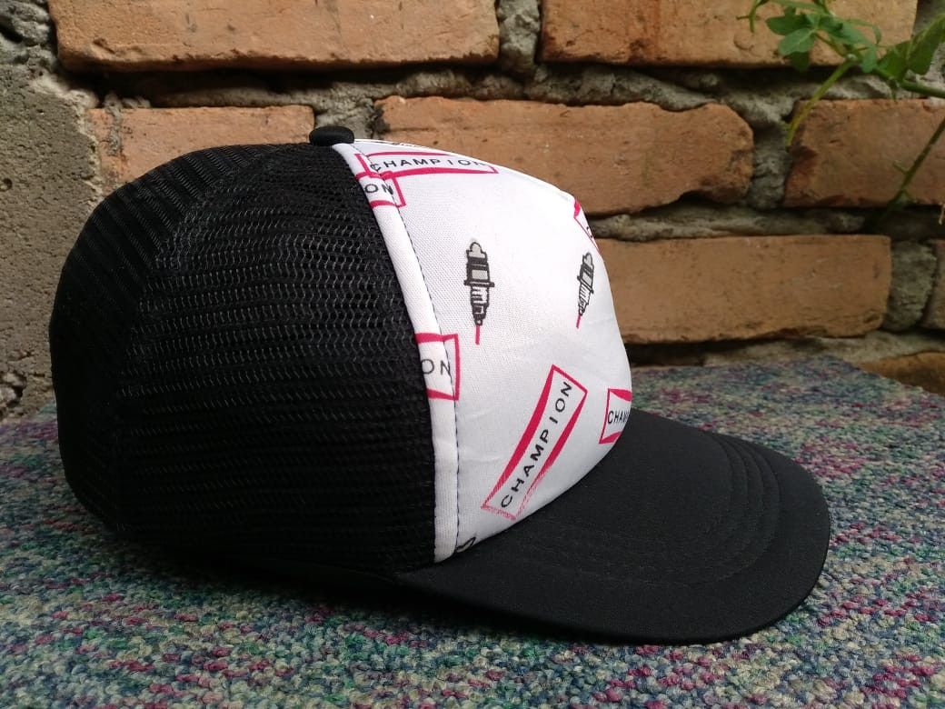 Vintage Vintage Champion Racing Cap Hat Size ONE SIZE - 2 Thumbnail