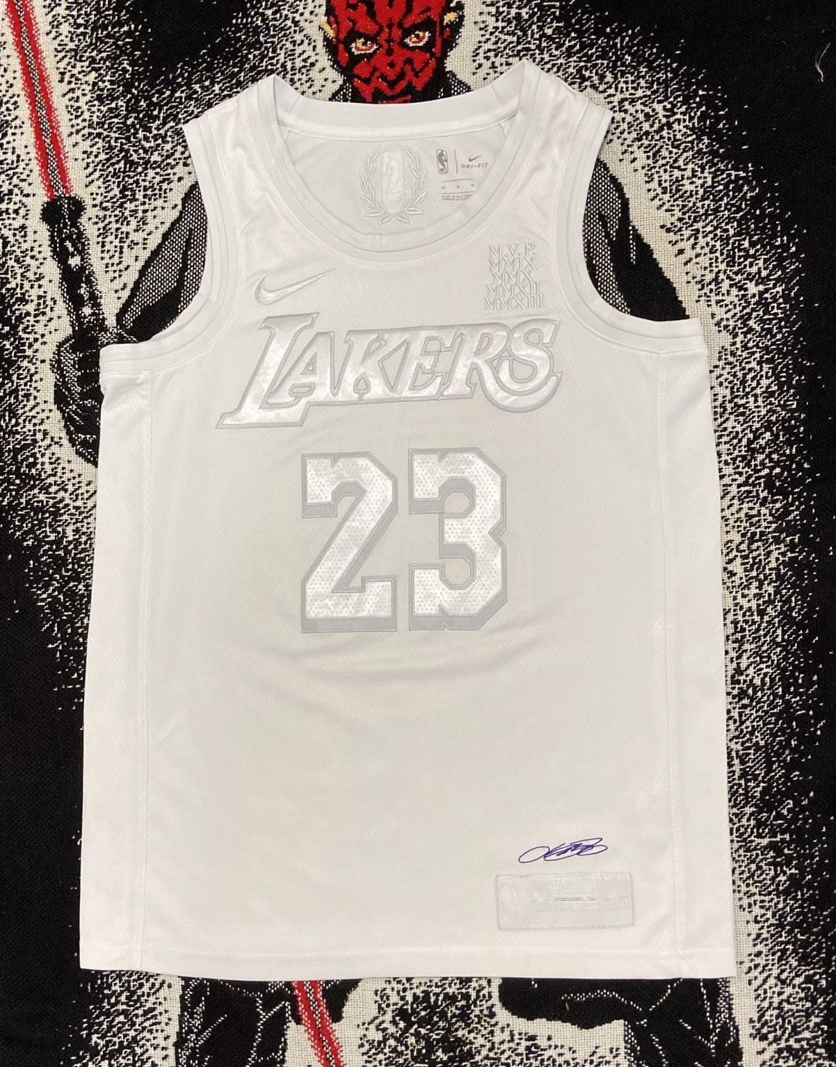 Nike Los Angeles Lakers Lebron James MVP White Jersey By Nike Grailed