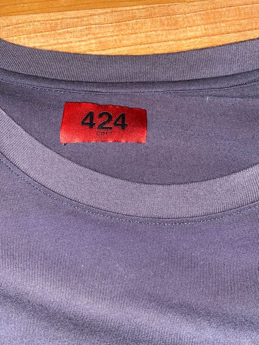 424 On Fairfax 424 Long Sleeve Logo T shirt | Grailed