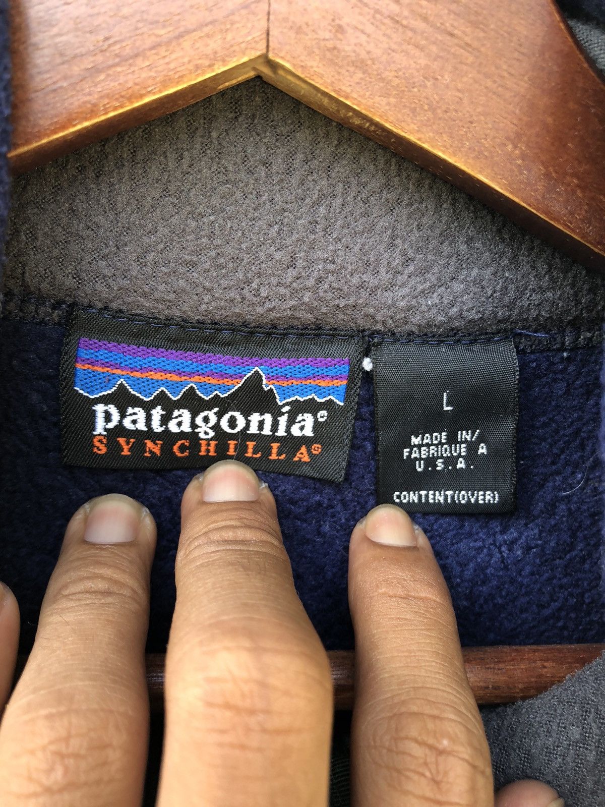 Patagonia 🔥Vintage 99s Spring Patagonia Fleece Vest Jacket Size US L / EU 52-54 / 3 - 3 Thumbnail