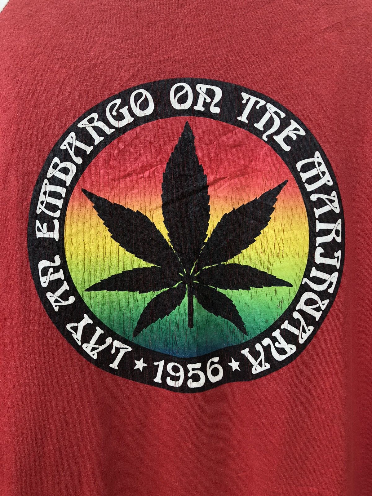 Bob Marley Merry Garden Marijuana Shirt Rasta Bob Marley Style Size US L / EU 52-54 / 3 - 4 Thumbnail