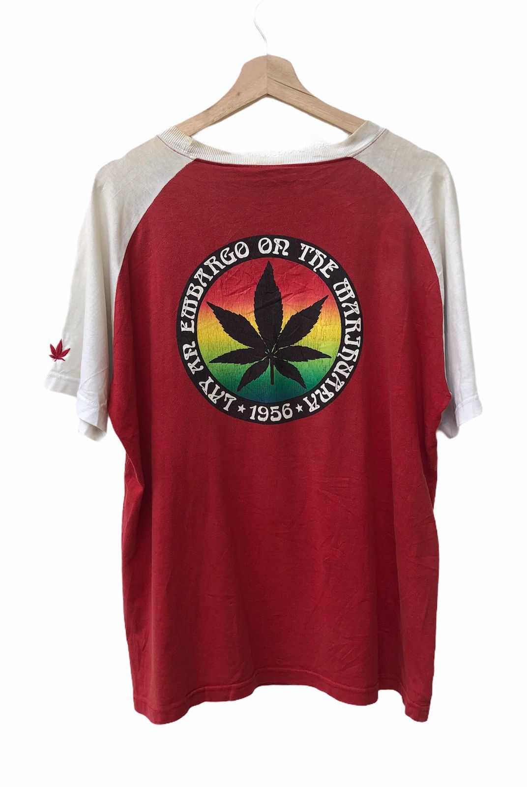 Bob Marley Merry Garden Marijuana Shirt Rasta Bob Marley Style Size US L / EU 52-54 / 3 - 2 Thumbnail