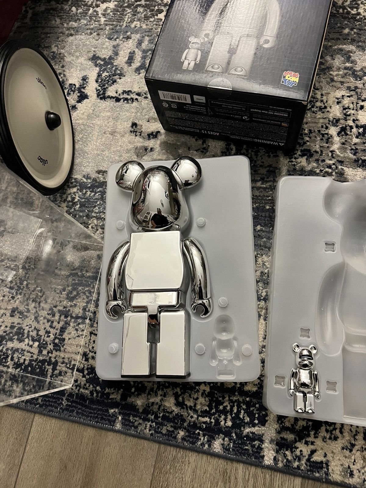 Medicom Toy Sorayama x bearbrick 400% 100% Size ONE SIZE - 3 Thumbnail