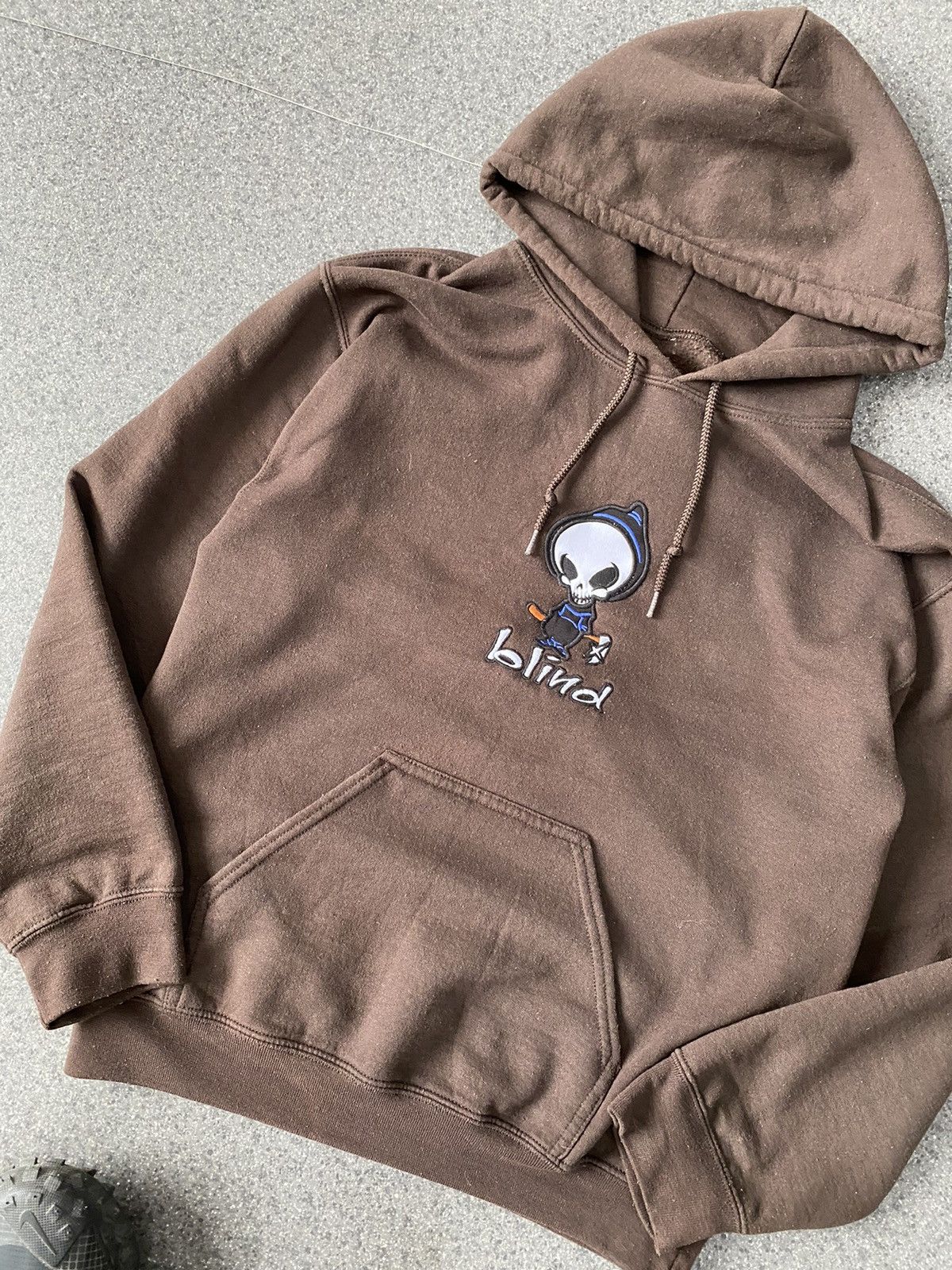 Hook-Ups × Only The Blind × Vintage Vintage Hook Ups Blind Brown Hoodie Size US S / EU 44-46 / 1 - 2 Thumbnail