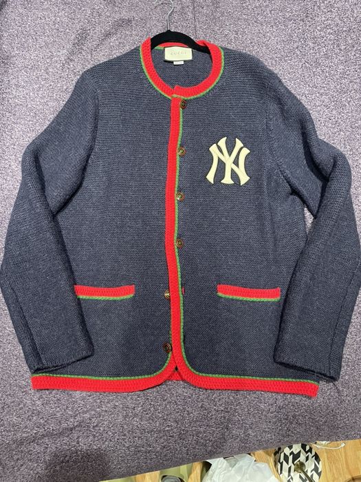 Gucci Gucci x Yankees Embroidered Knitwear, Grailed