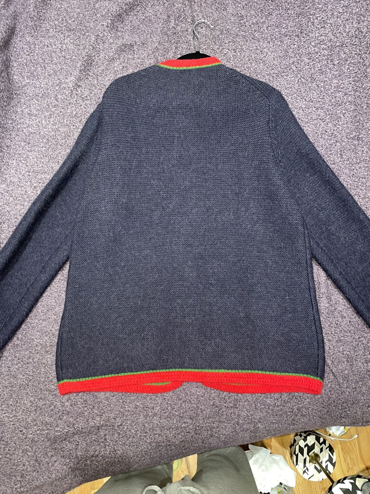 Gucci Gucci New York Yankees NY Embroidery Knit Cardigan Size US L / EU 52-54 / 3 - 10 Thumbnail