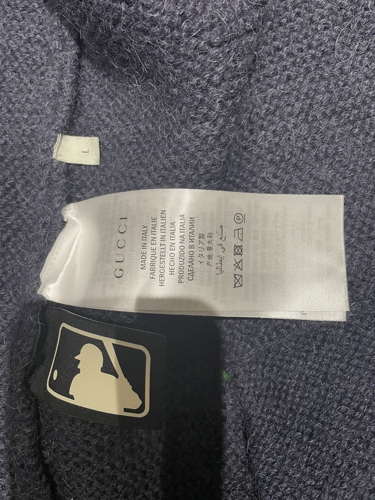 Gucci Gucci New York Yankees NY Embroidery Knit Cardigan Size US L / EU 52-54 / 3 - 6 Thumbnail