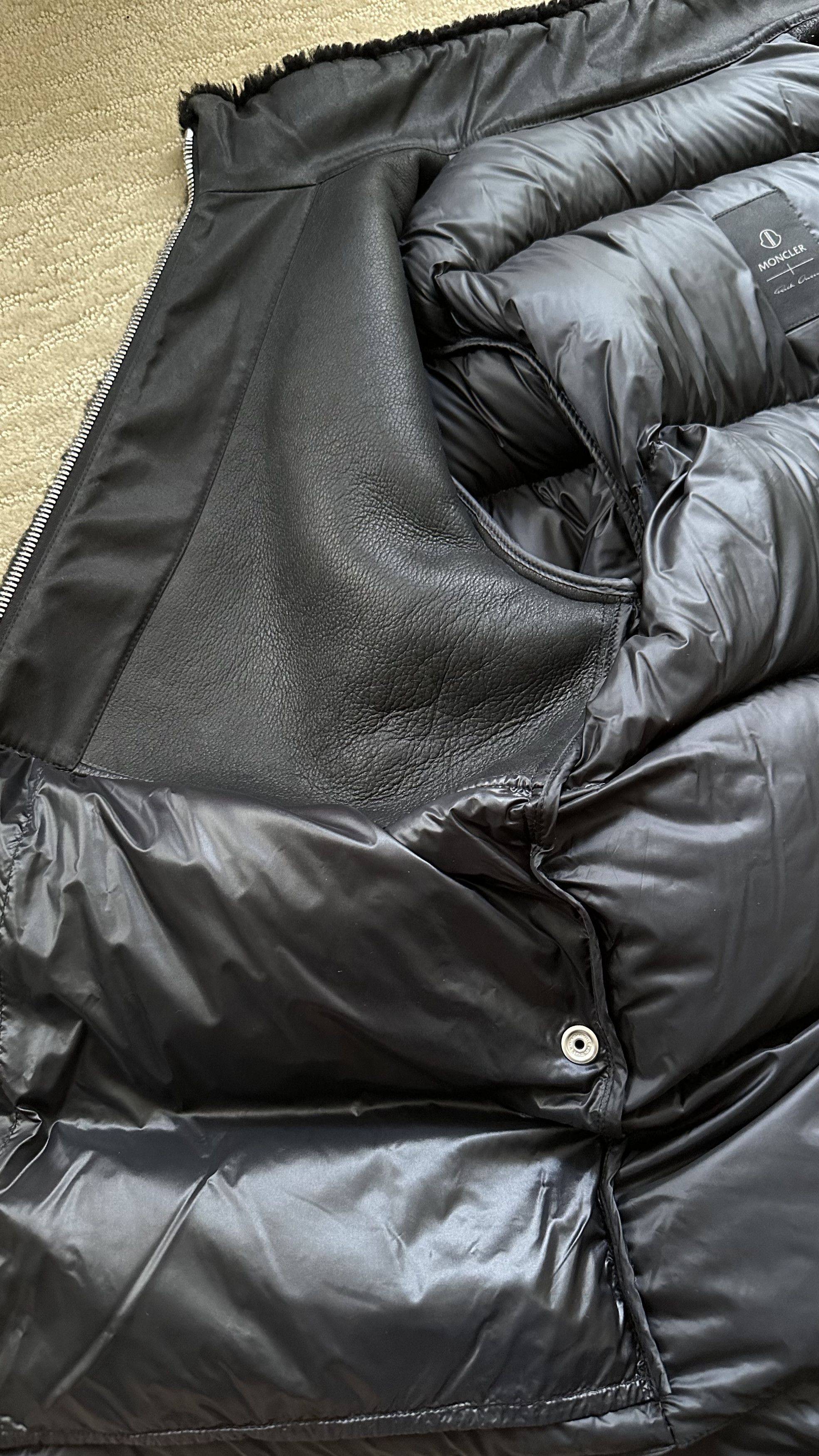 Moncler × Rick Owens Shearling Coyote Coat Size US M / EU 48-50 / 2 - 9 Thumbnail