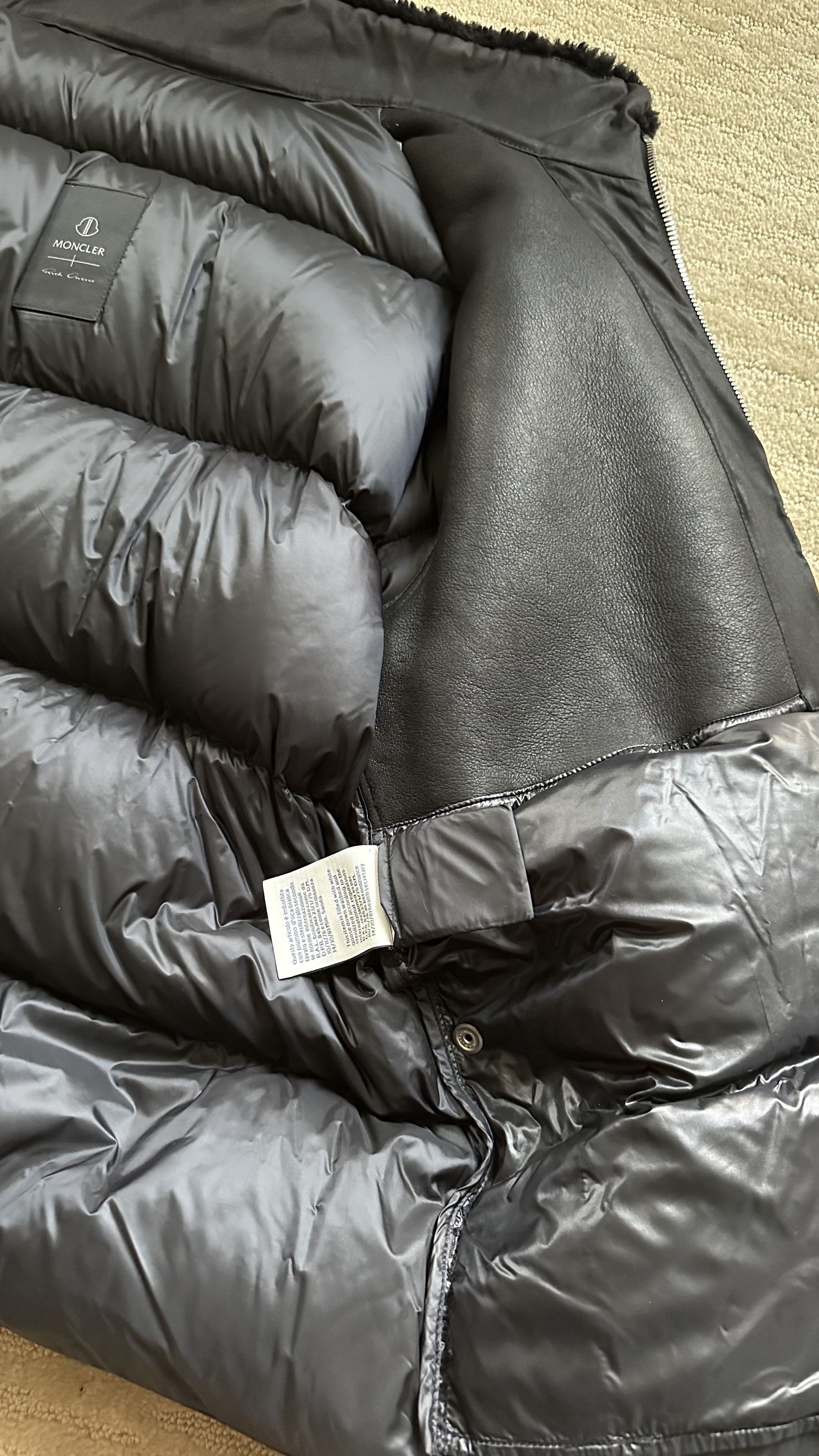 Moncler × Rick Owens Shearling Coyote Coat Size US M / EU 48-50 / 2 - 8 Thumbnail