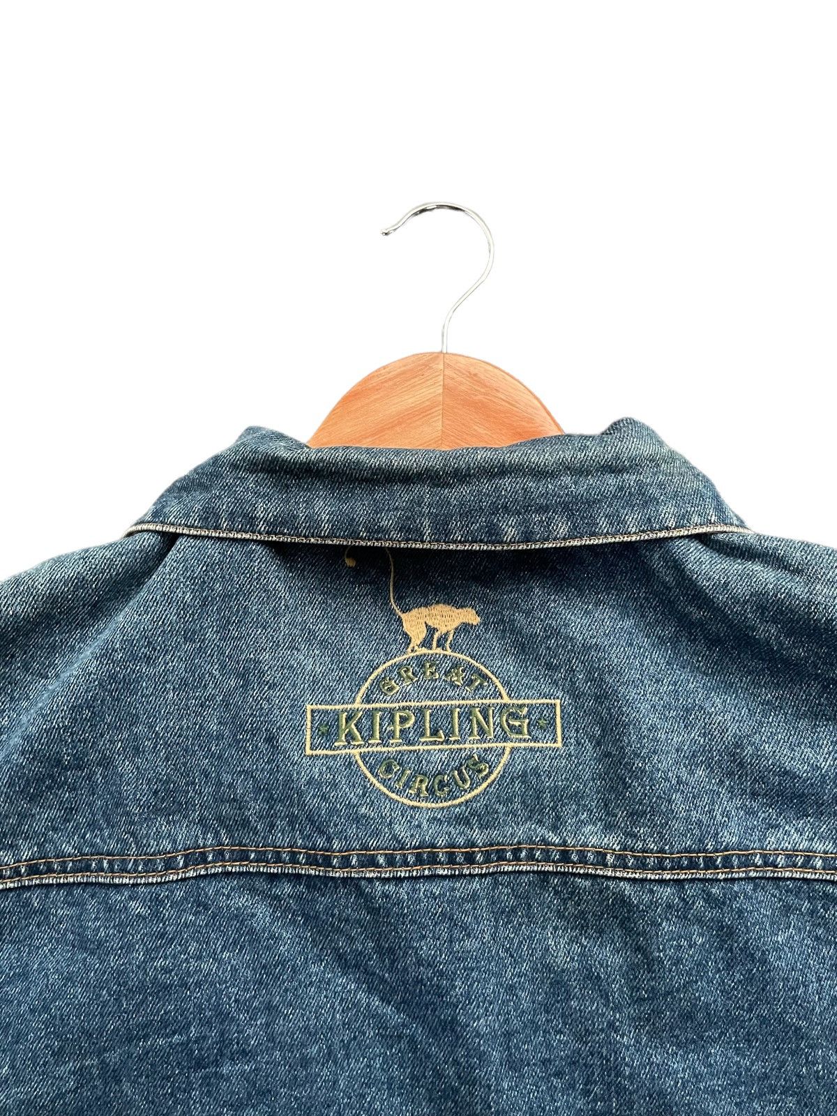 Designer Vintage & Rare Kipling Reverseable Denim Jacket Size US XL / EU 56 / 4 - 4 Thumbnail