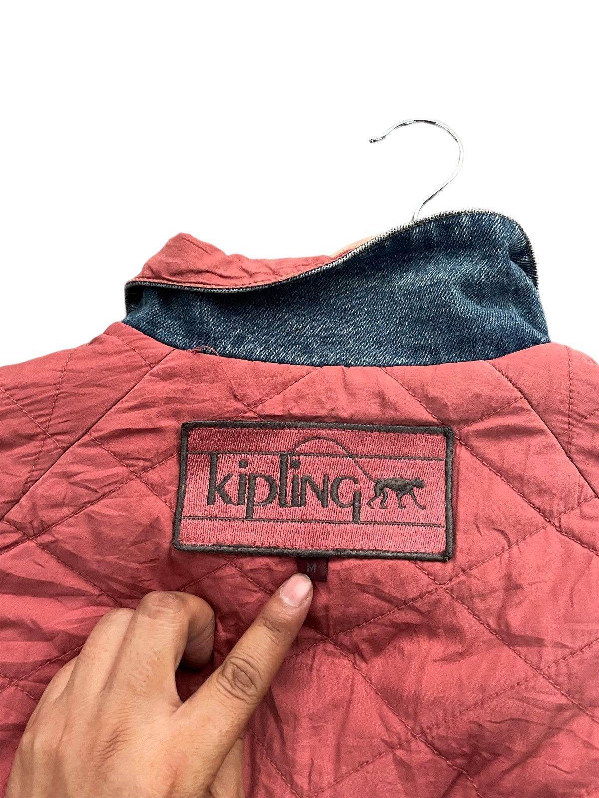 Designer Vintage & Rare Kipling Reverseable Denim Jacket Size US XL / EU 56 / 4 - 15 Thumbnail