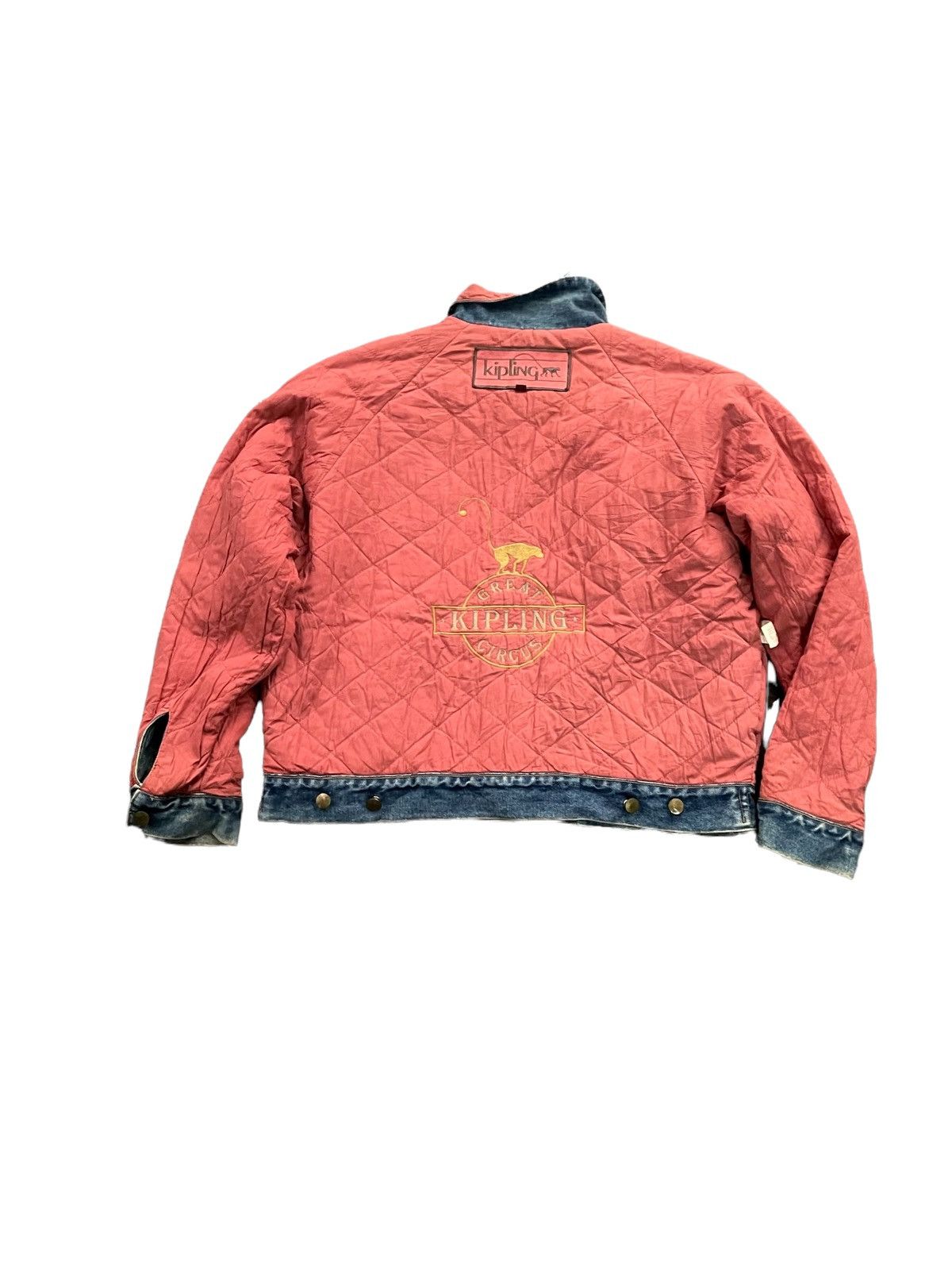Designer Vintage & Rare Kipling Reverseable Denim Jacket Size US XL / EU 56 / 4 - 13 Thumbnail