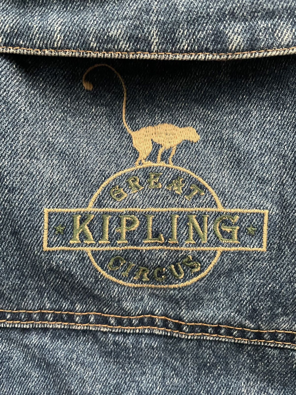 Designer Vintage & Rare Kipling Reverseable Denim Jacket Size US XL / EU 56 / 4 - 16 Thumbnail