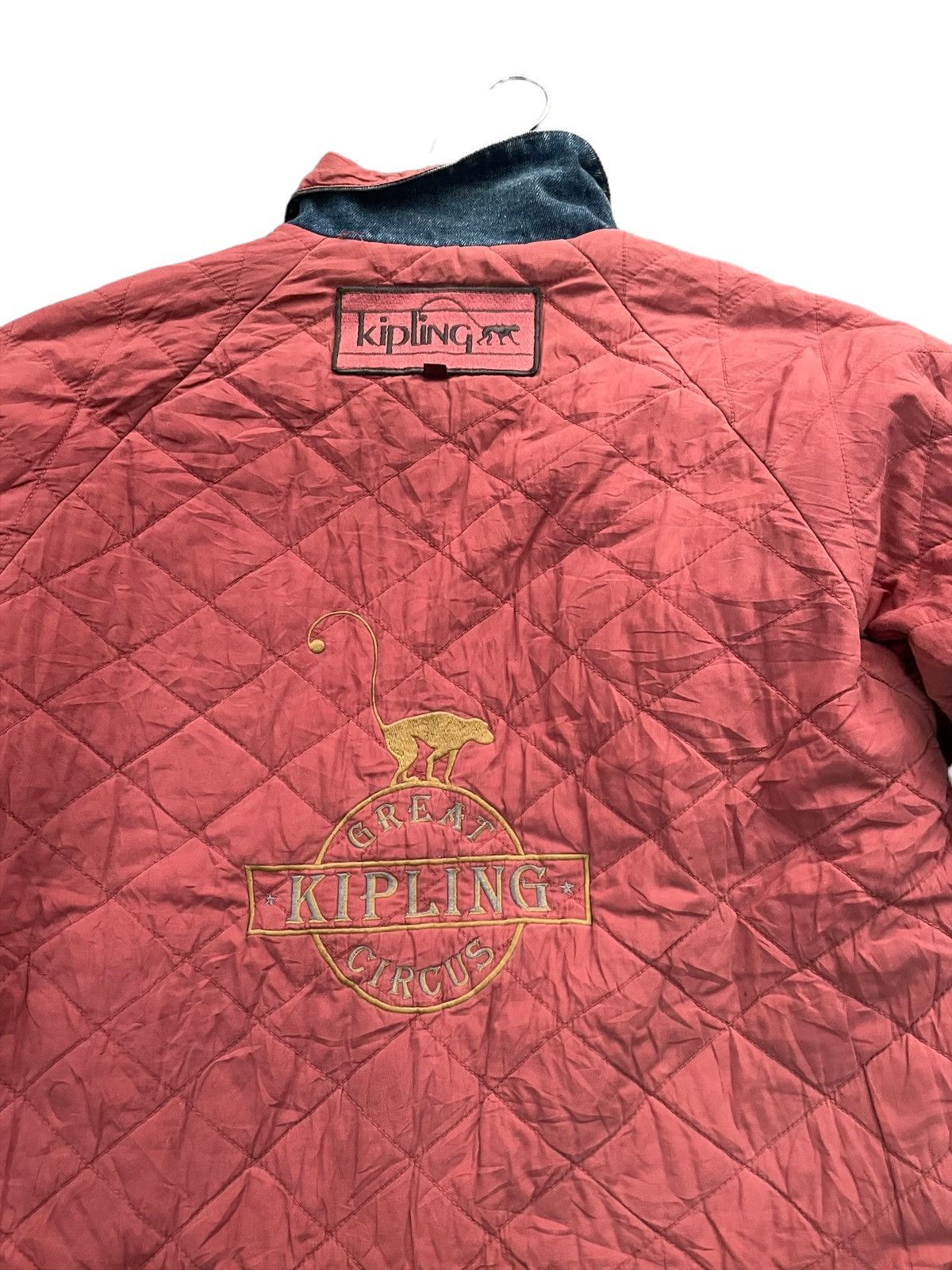 Designer Vintage & Rare Kipling Reverseable Denim Jacket Size US XL / EU 56 / 4 - 14 Thumbnail