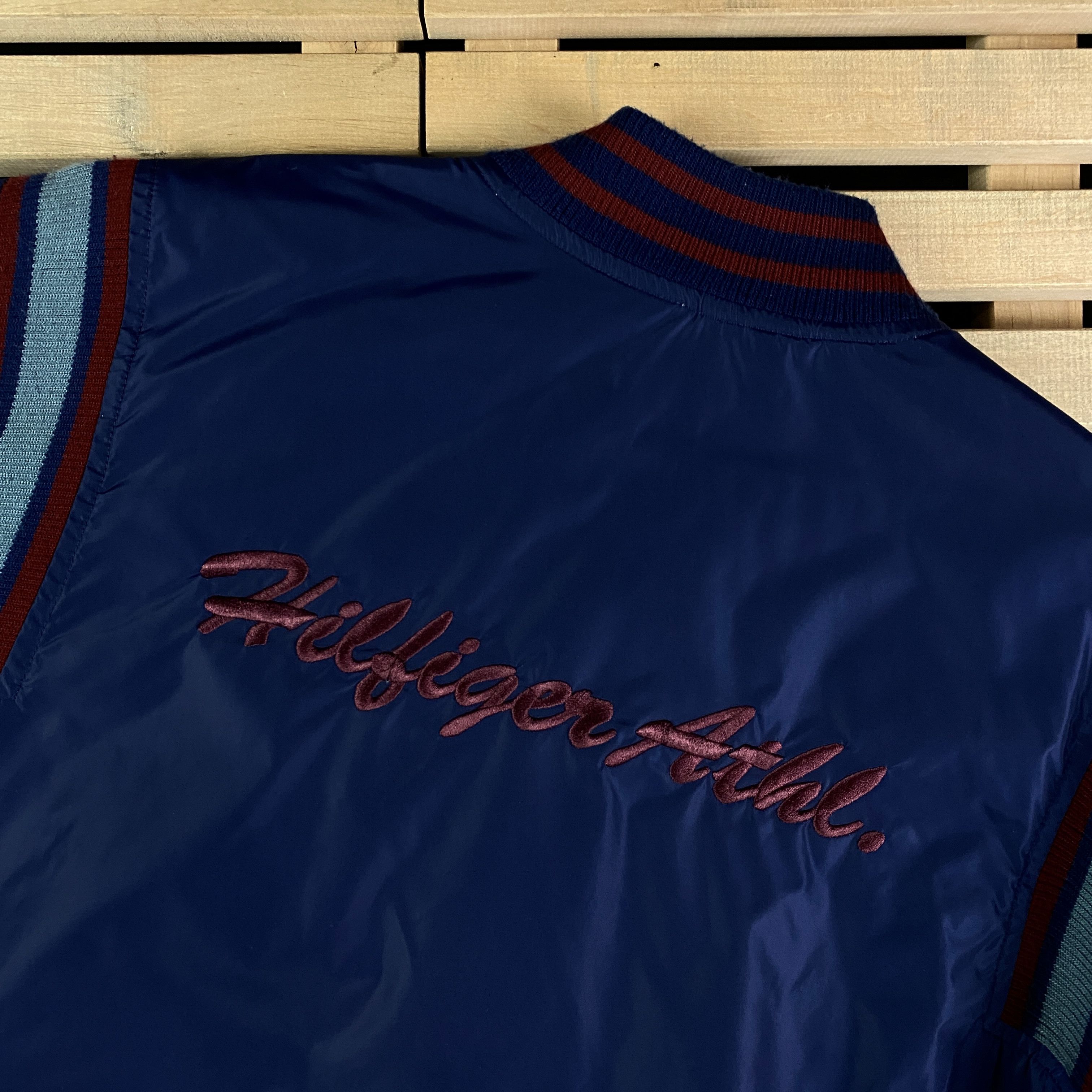 Tommy Hilfiger × Vintage Mens Nylon Bomber Jacket Tommy Hilfiger Vintage Size S Size US S / EU 44-46 / 1 - 4 Thumbnail