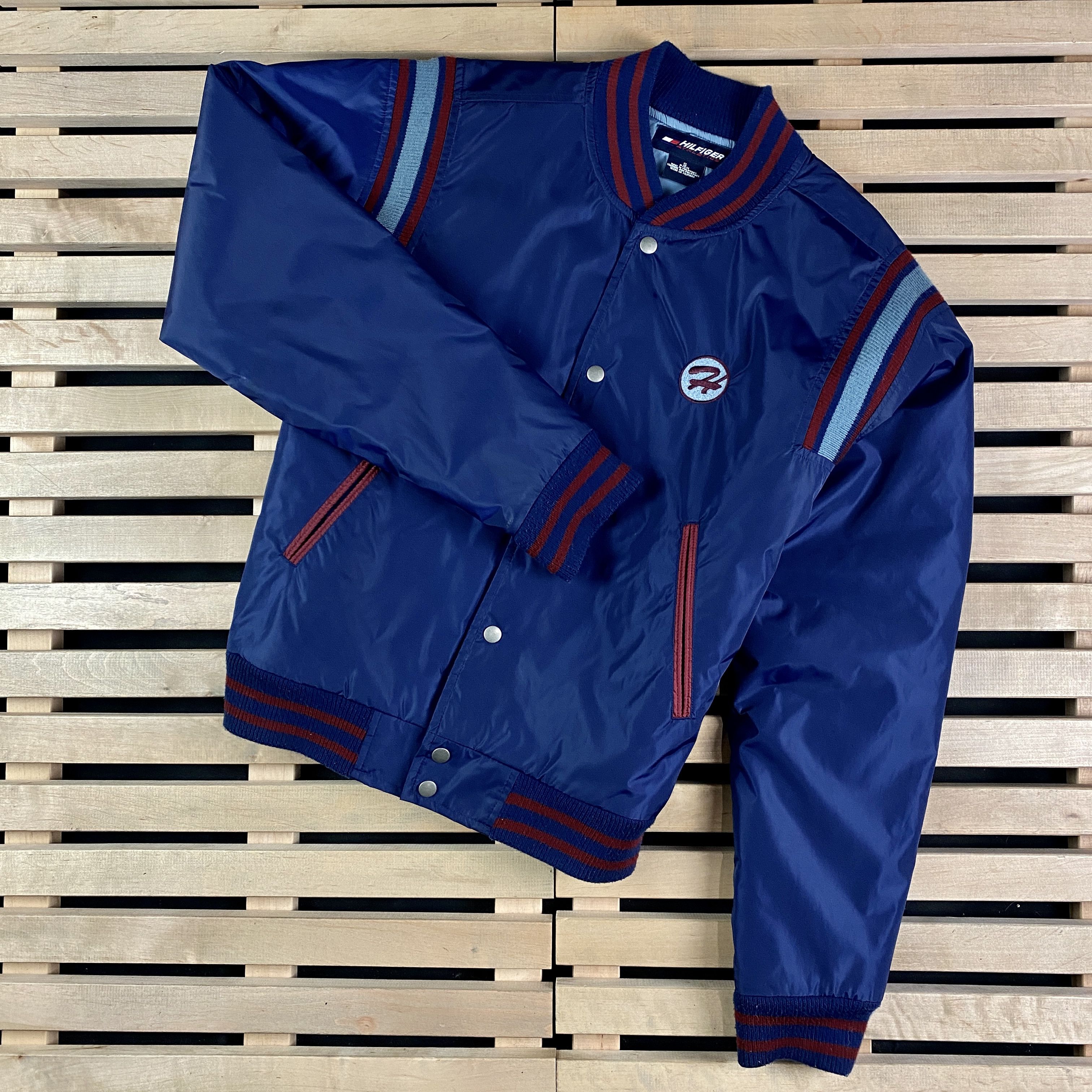 Tommy Hilfiger × Vintage Mens Nylon Bomber Jacket Tommy Hilfiger Vintage Size S Size US S / EU 44-46 / 1 - 1 Thumbnail