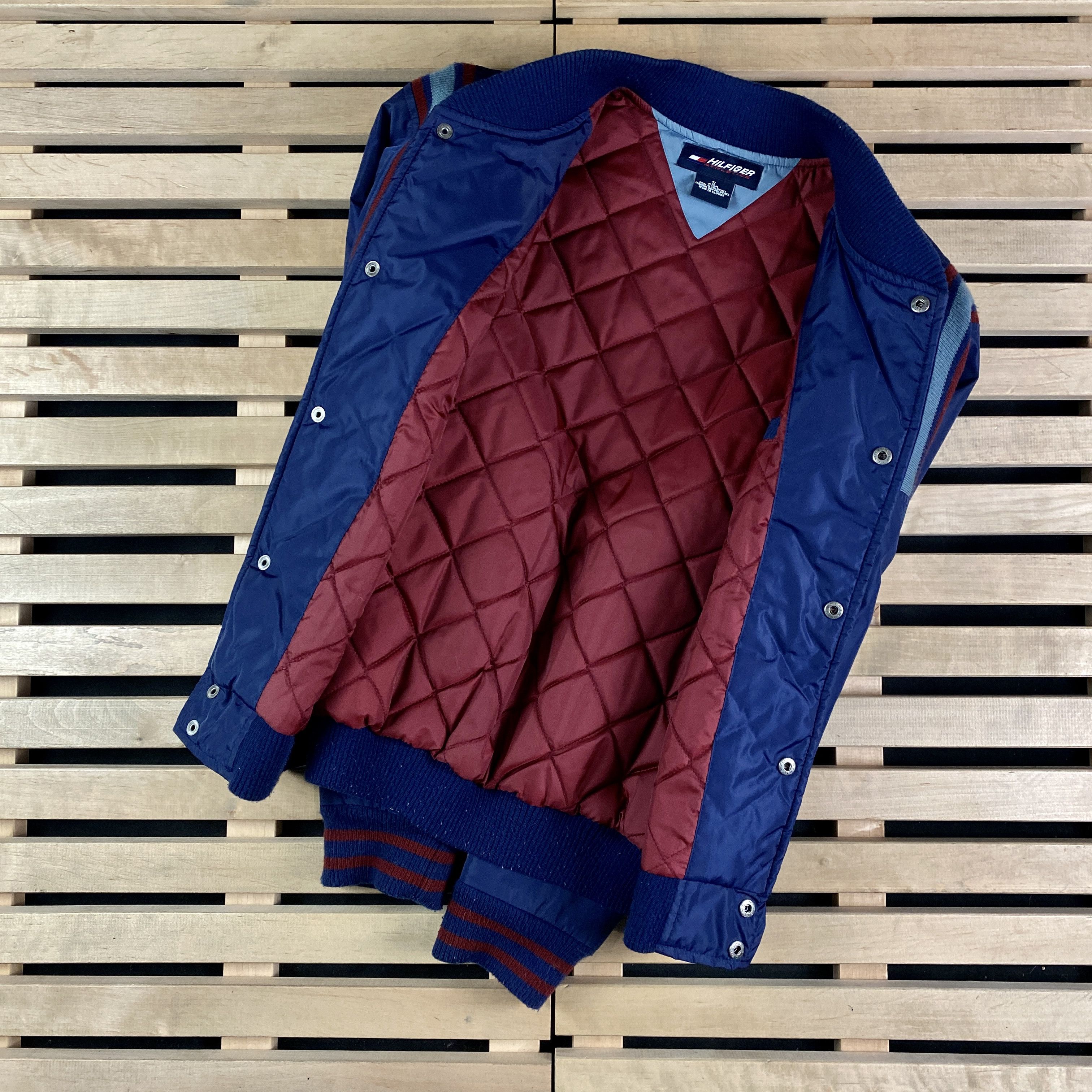 Tommy Hilfiger × Vintage Mens Nylon Bomber Jacket Tommy Hilfiger Vintage Size S Size US S / EU 44-46 / 1 - 5 Thumbnail