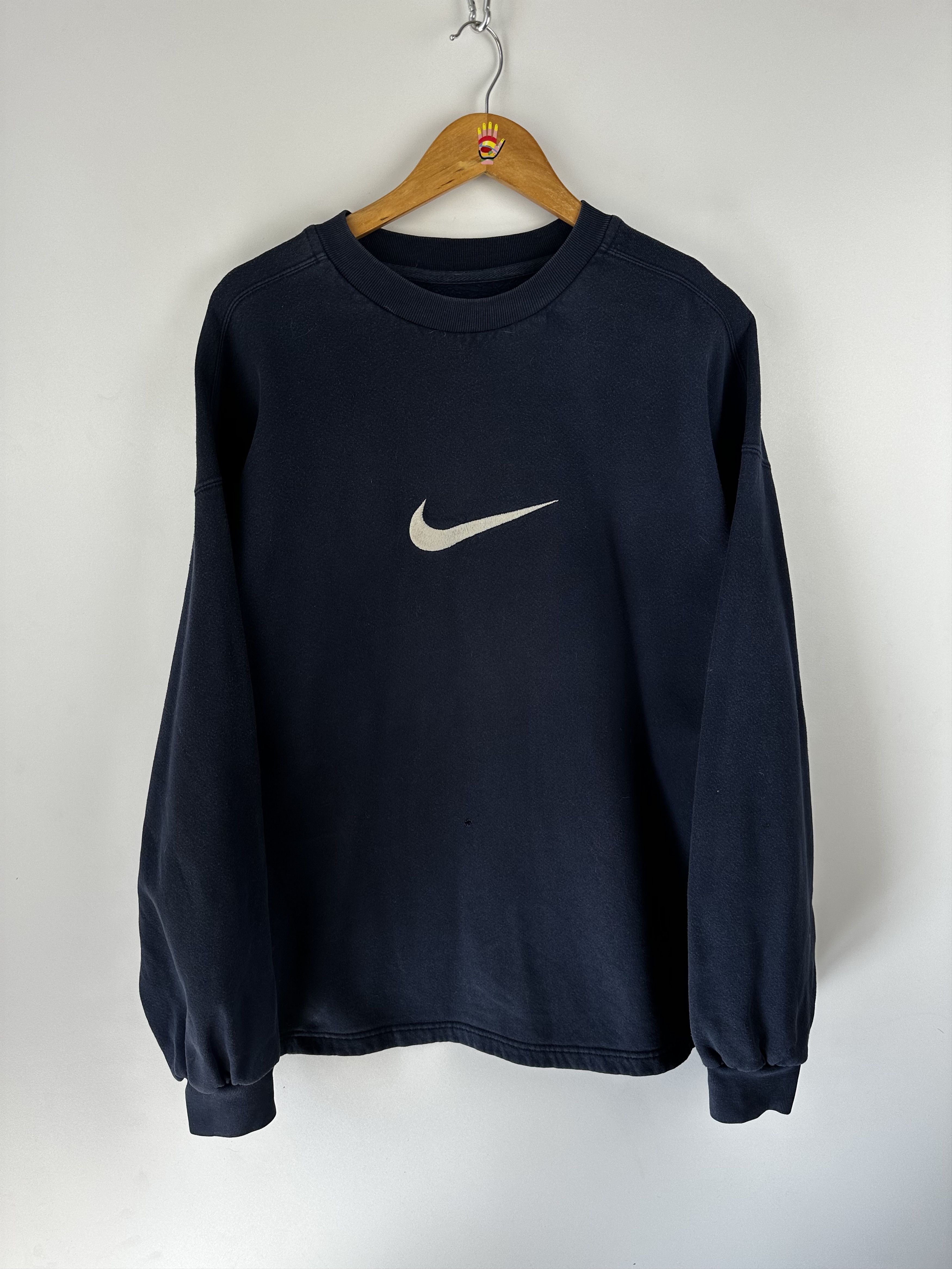 Vintage Nike Swoosh Center Big Embroidery Logo Sweatshirt