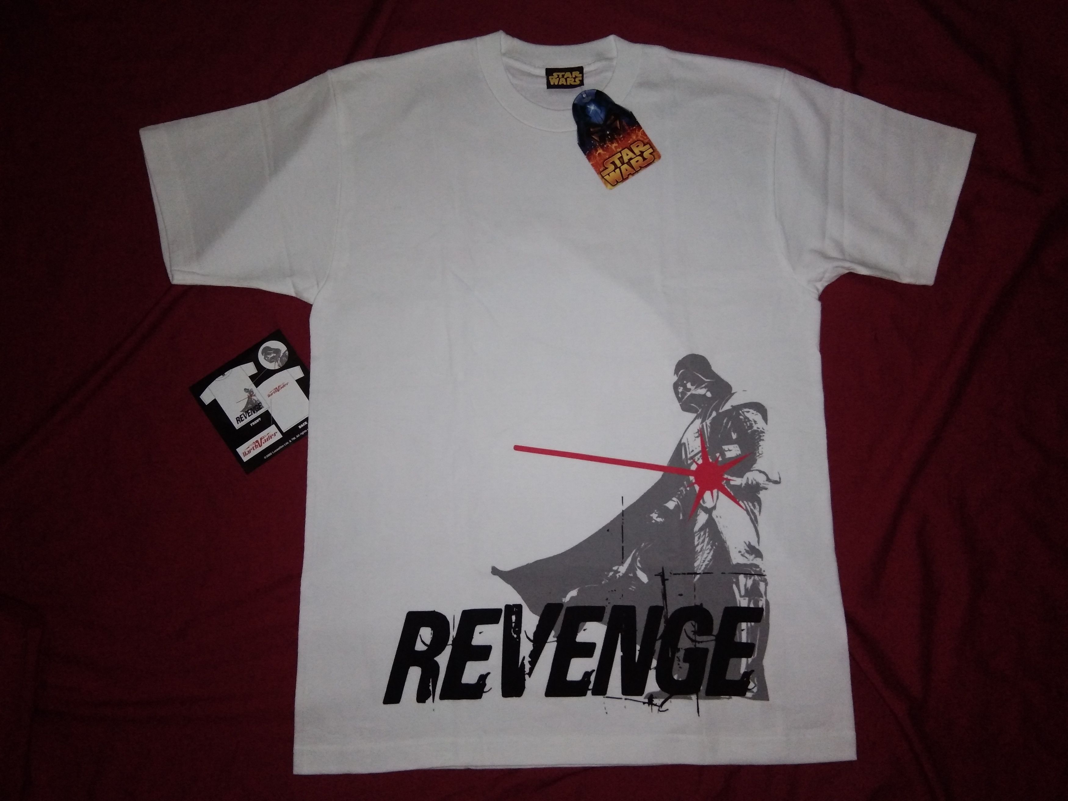 Star Wars NOS Y2K 2005 BNWT Star Wars Darth Vader tshirt movie Size US M / EU 48-50 / 2 - 2 Thumbnail