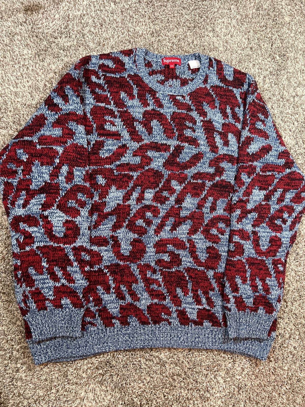 Supreme Monogram sweater all over print