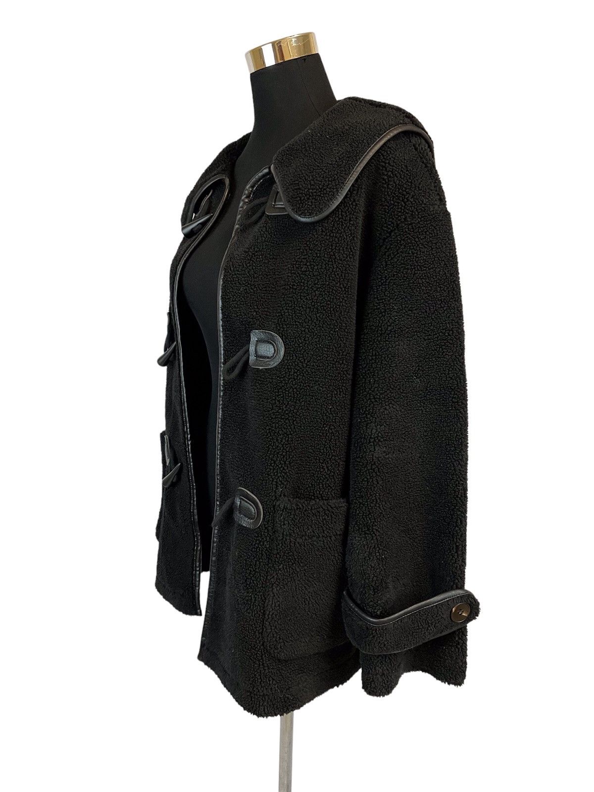 Custommade Japanese Designer Mixel Custom Made Sherpa Coat Size L / US 10 / IT 46 - 6 Thumbnail