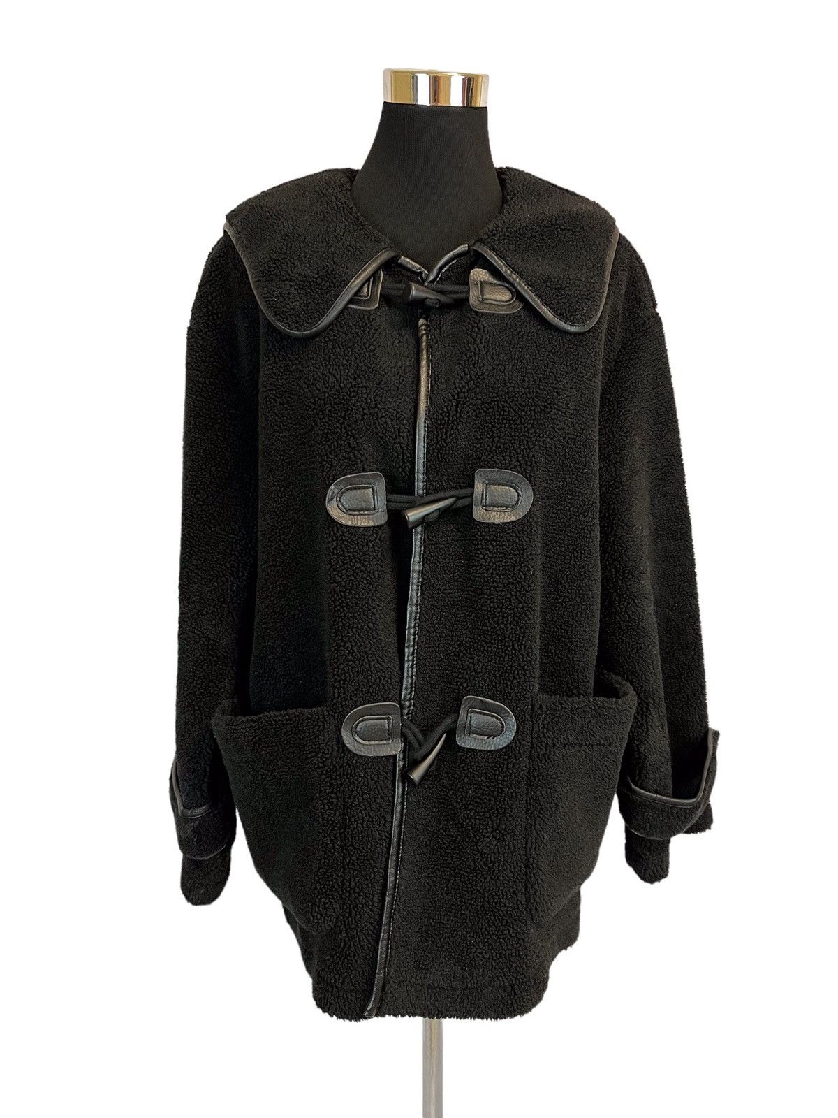 Custommade Japanese Designer Mixel Custom Made Sherpa Coat Size L / US 10 / IT 46 - 1 Thumbnail
