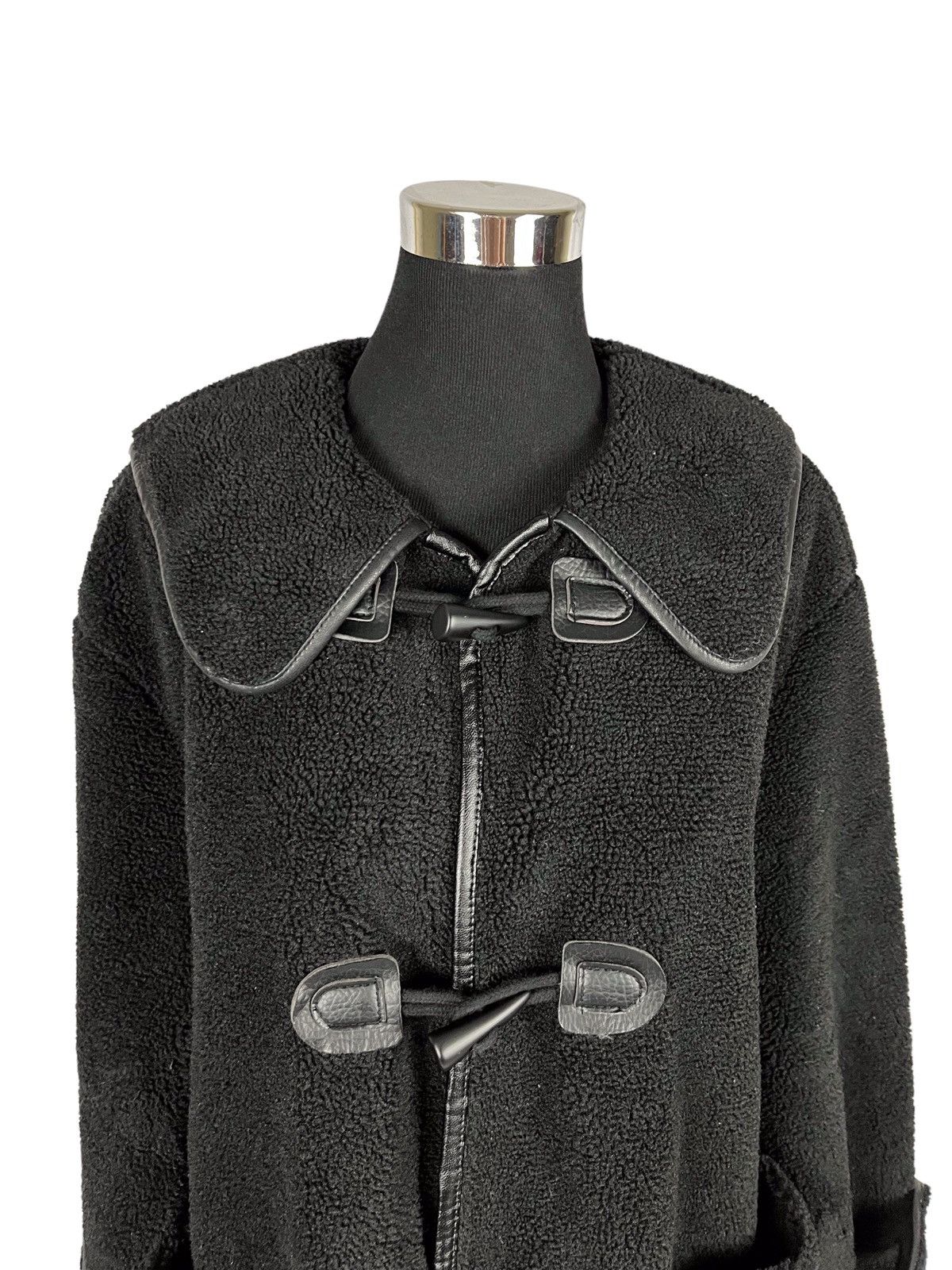 Custommade Japanese Designer Mixel Custom Made Sherpa Coat Size L / US 10 / IT 46 - 3 Thumbnail