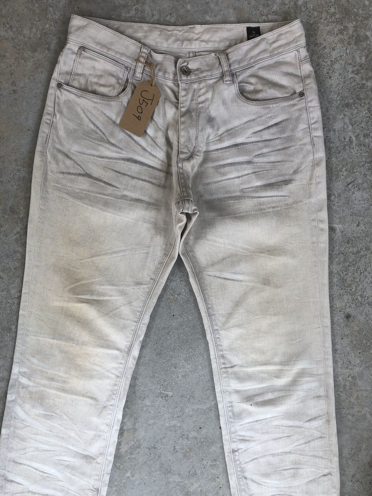 semanticdesign Rare Semantic Design Distressed Jeans Size US 32 / EU 48 - 3 Thumbnail