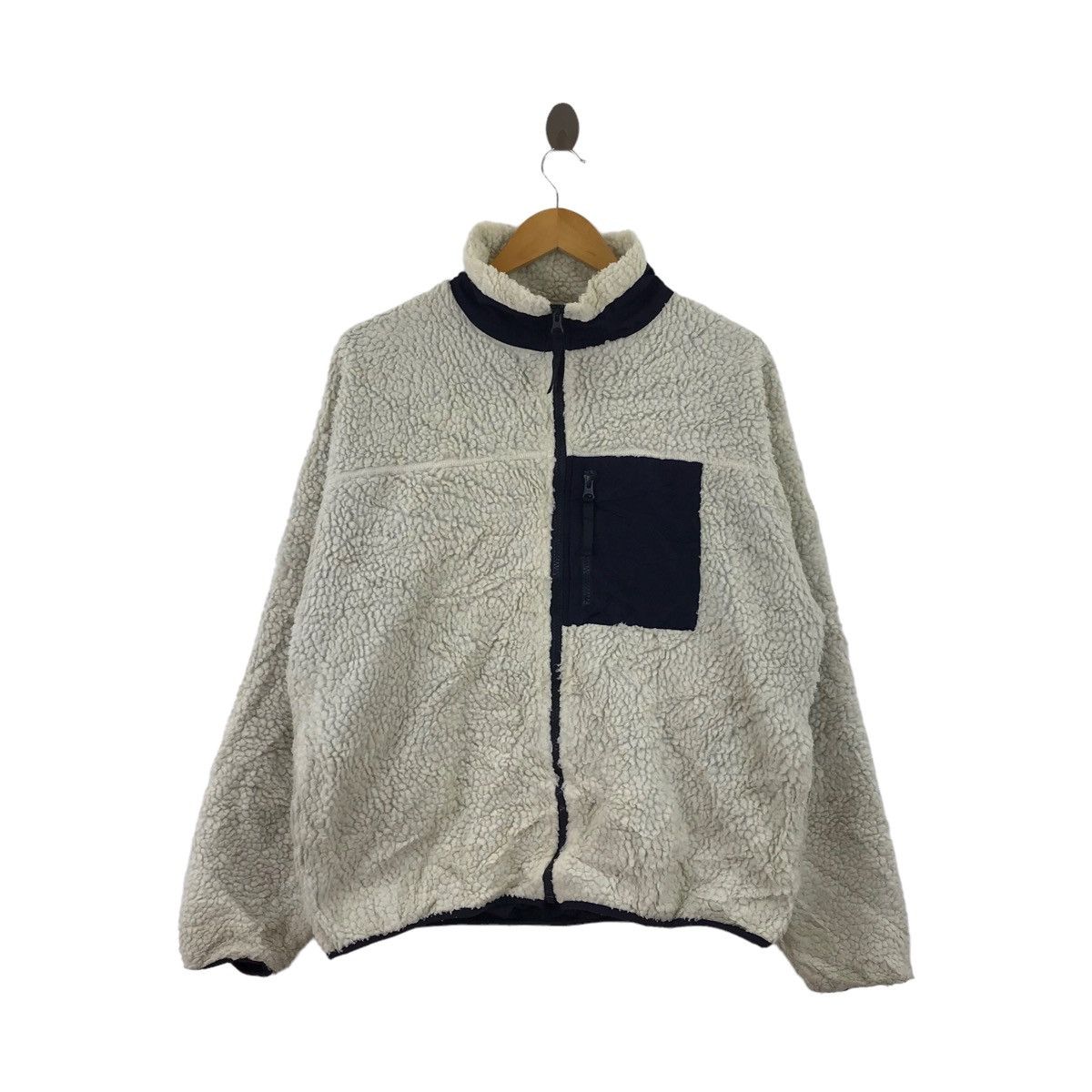 WEGO JAPAN Deep Pile Sherpa Bulky Retro X Fleece Jacket