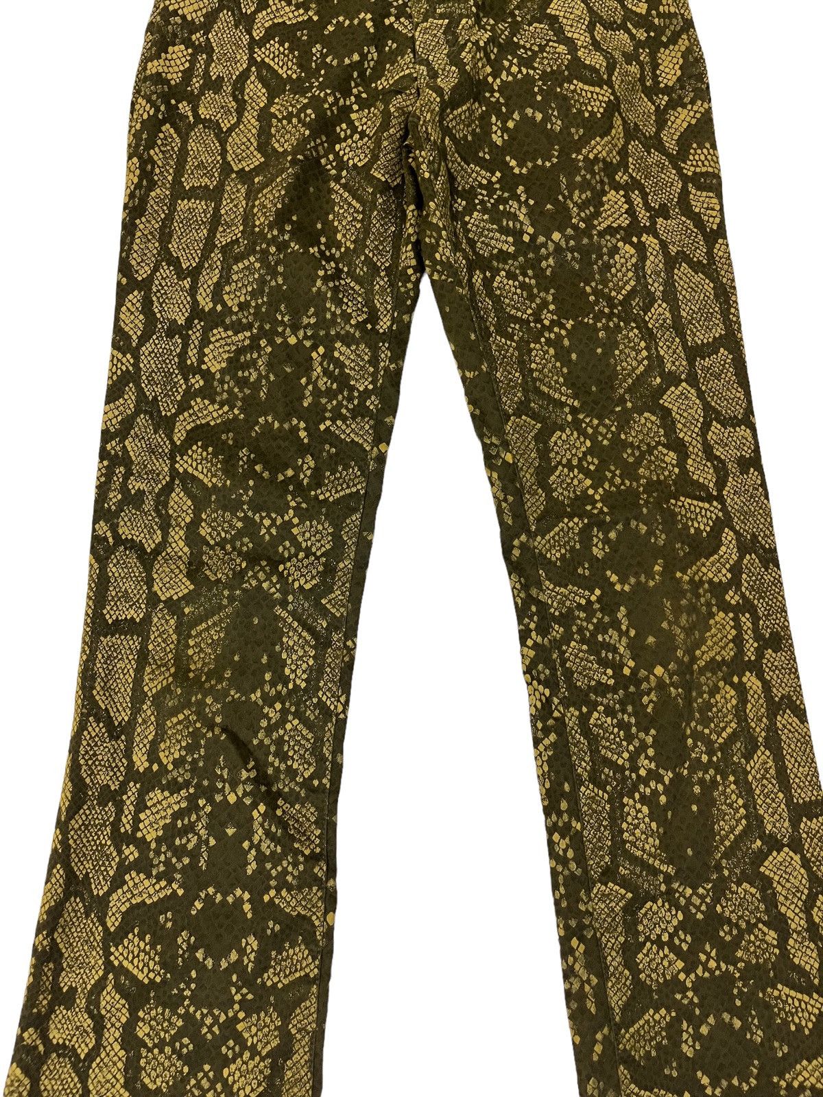 Hysteric Glamour 🇯🇵Japanese Brand Cimarron Python Full print Pants Size US 26 / EU 42 - 9 Thumbnail
